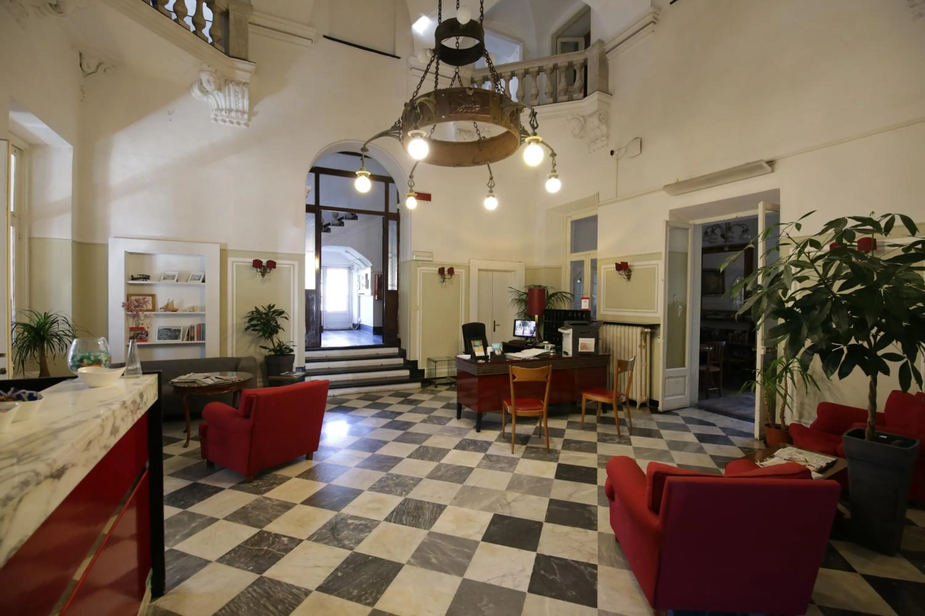 Lobby or reception in Hotel Villa Bonera