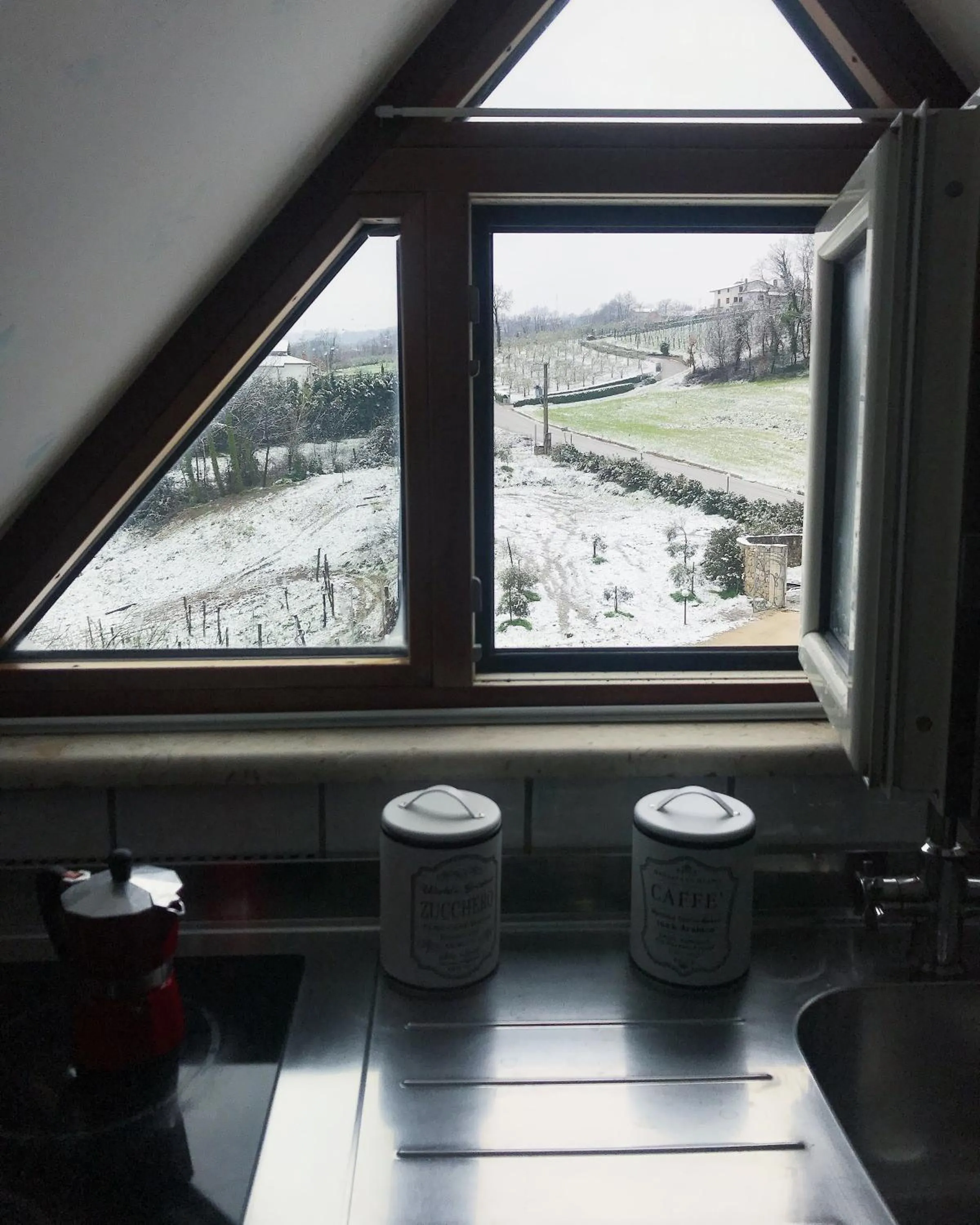 Italian breakfast in Villa Aresini