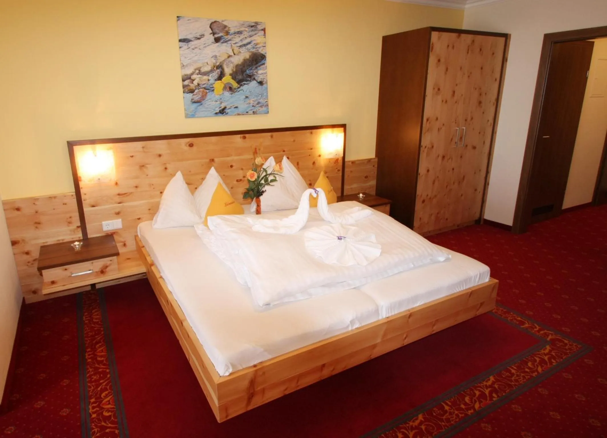 Bed in Hotel Erlebniswelt Stocker