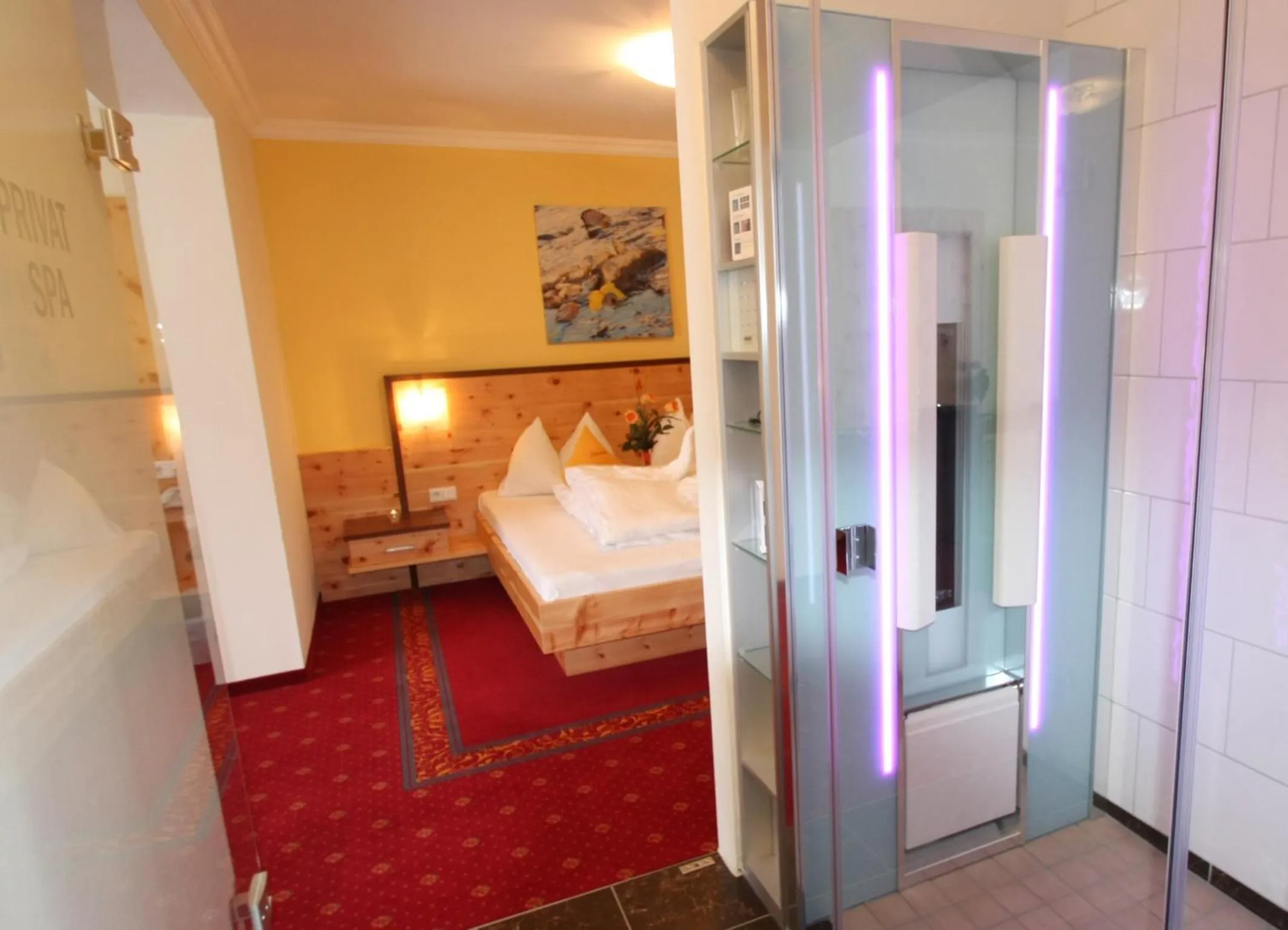 Bed in Hotel Erlebniswelt Stocker