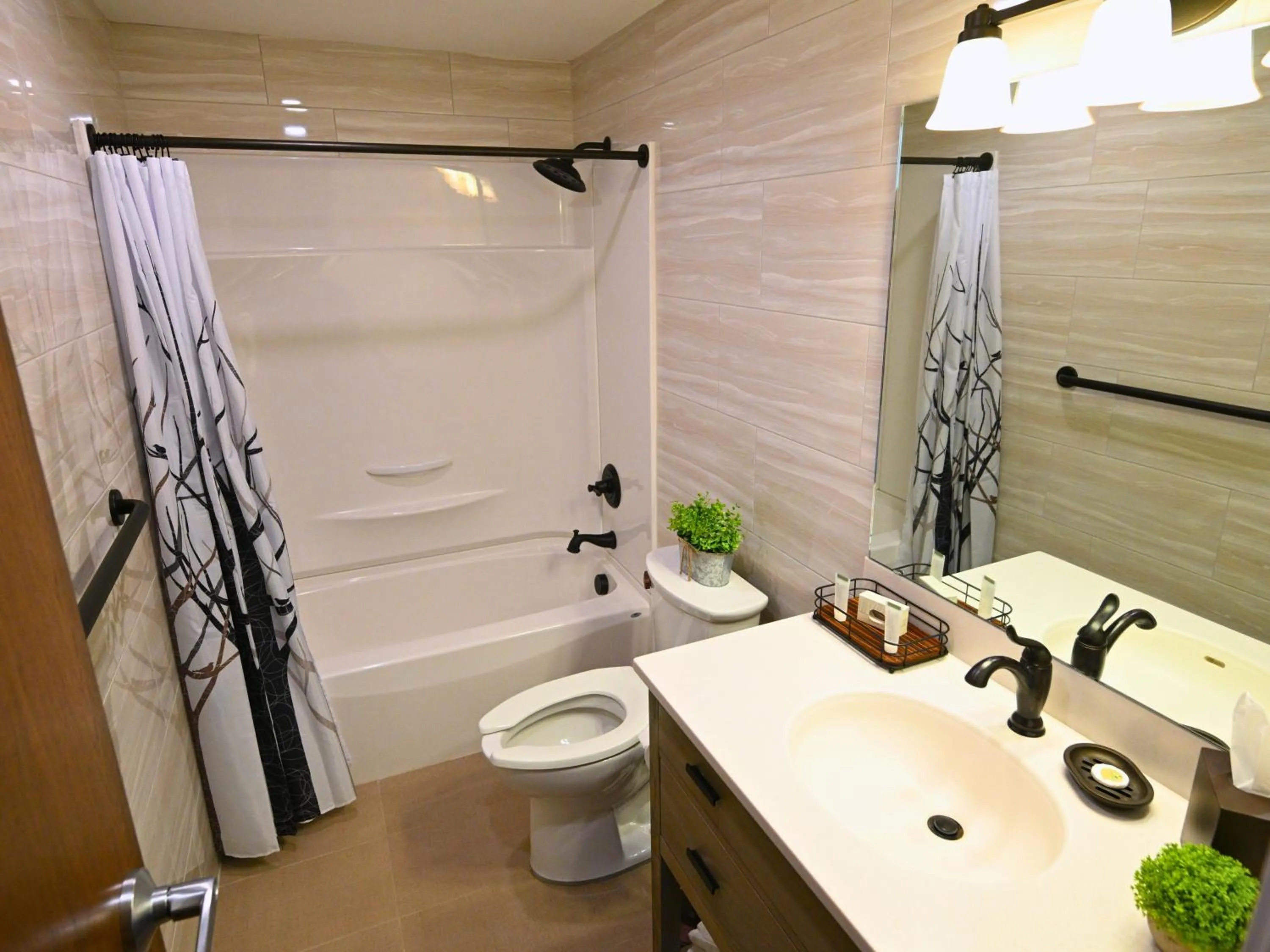 Bathroom in Turkey Run Inn & Cabins