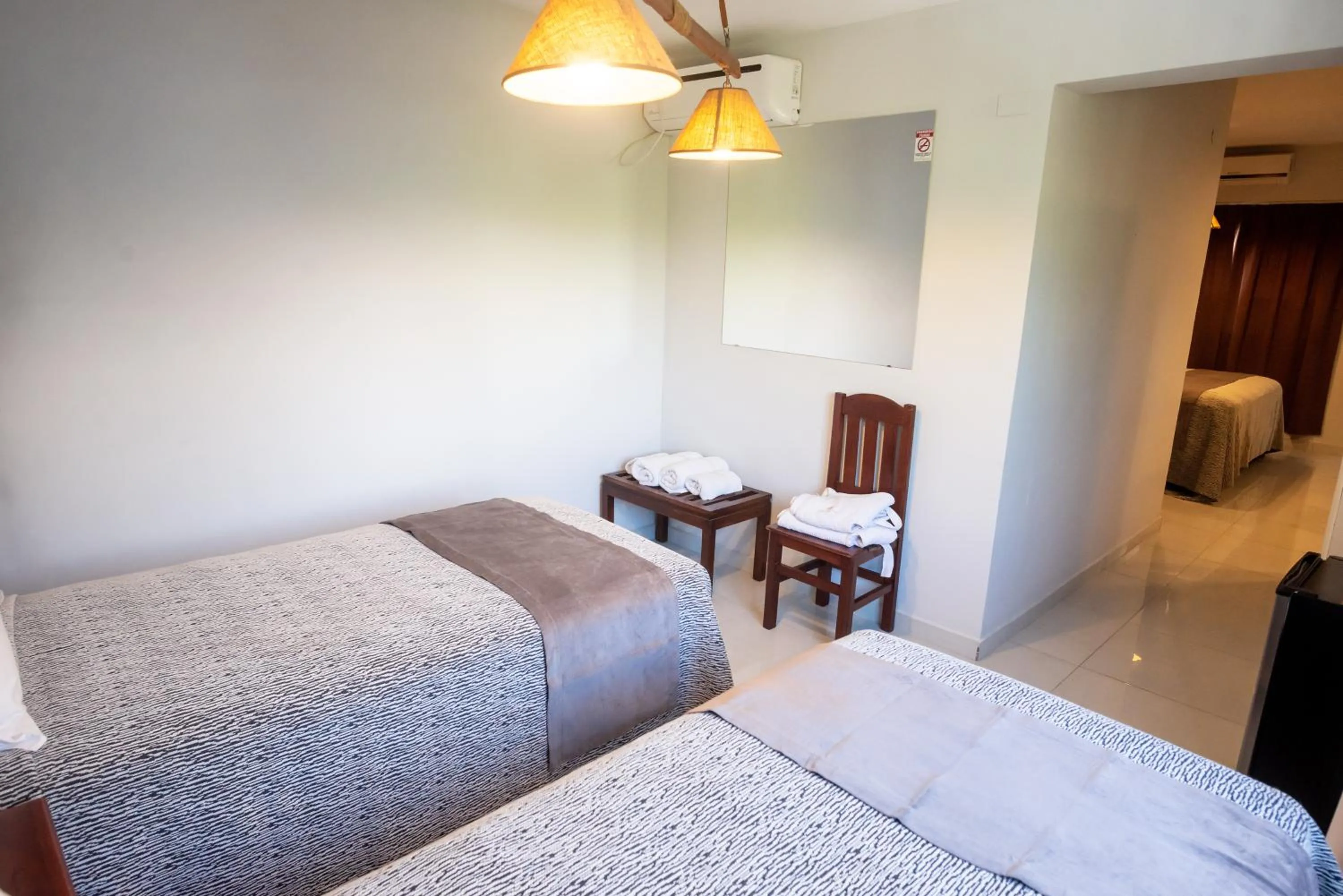 Bed in Hotel Termal Emperatriz Termas de Río Hondo