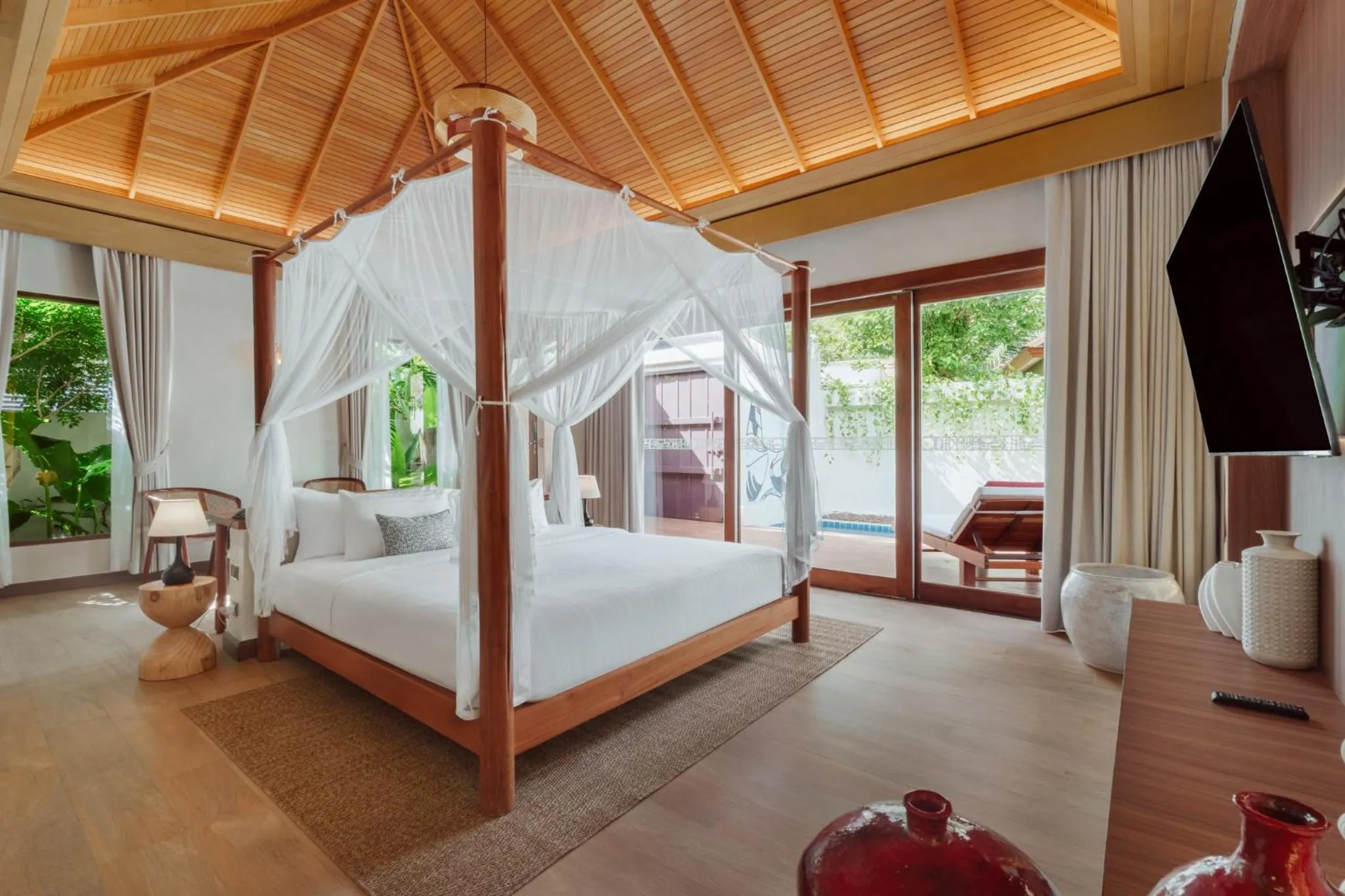 Bed in Metadee Concept Hotel