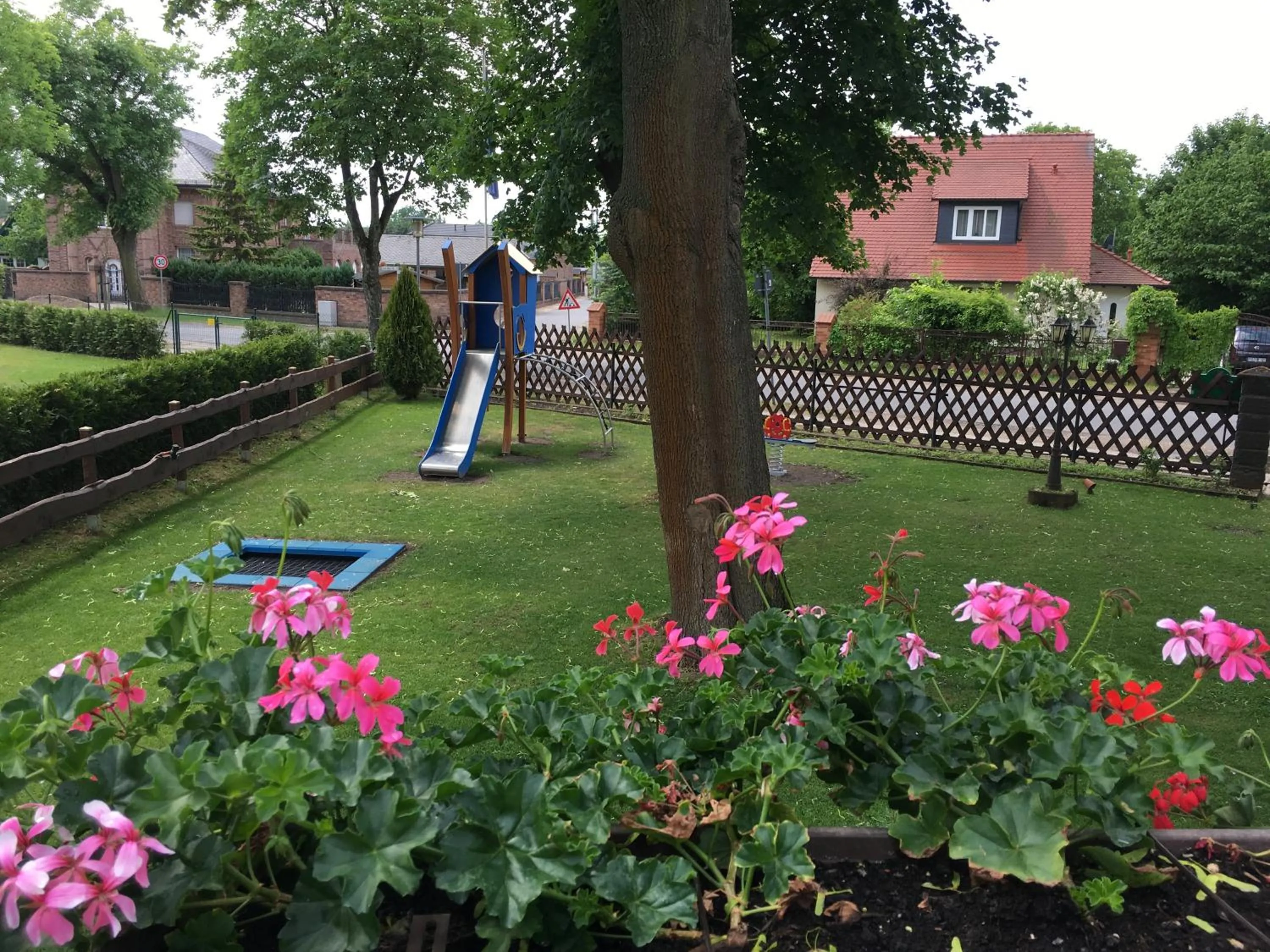 Children play ground in Landhotel "Zum ersten Siedler"