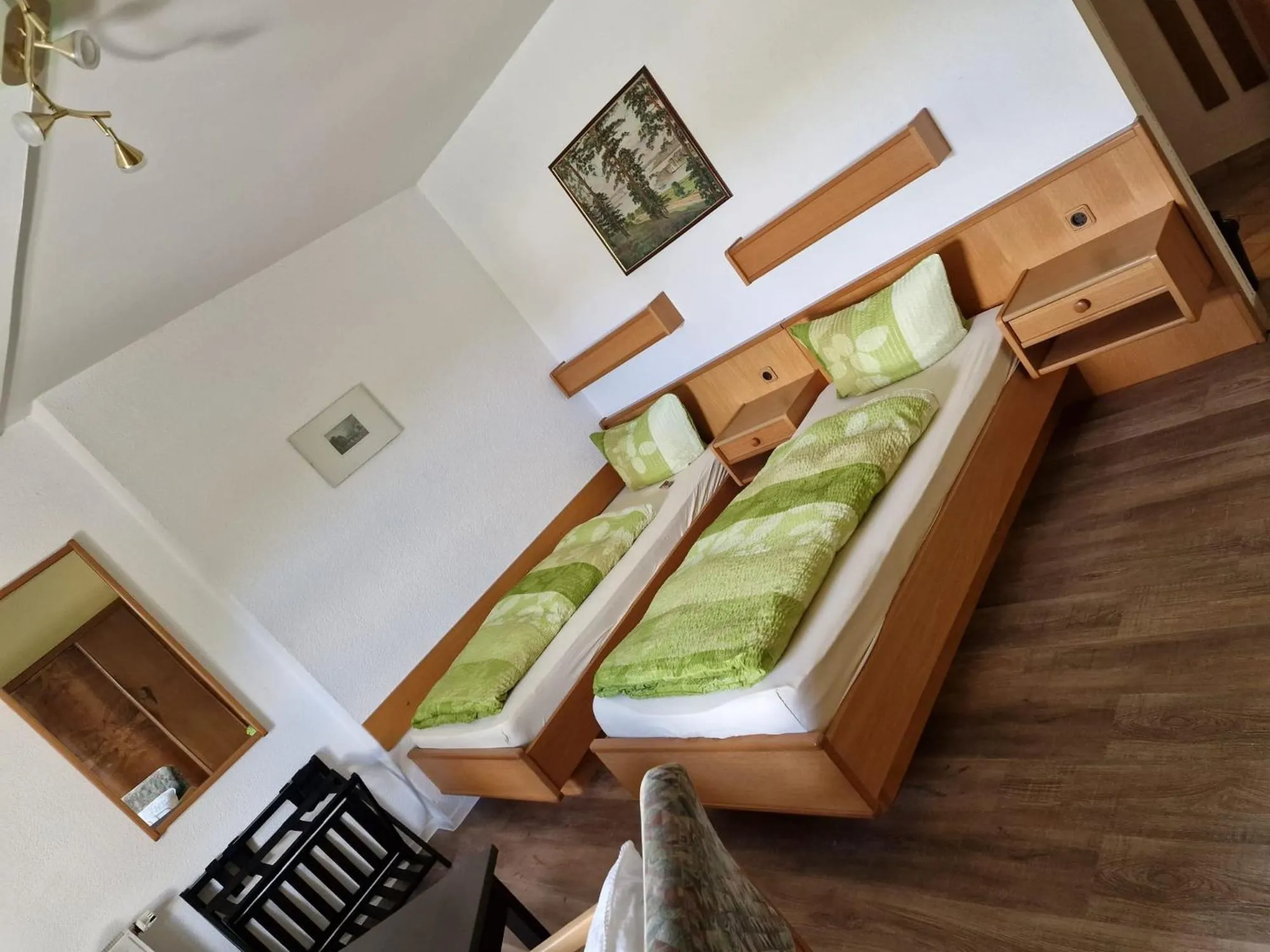 Family, Bed in Landhotel "Zum ersten Siedler"