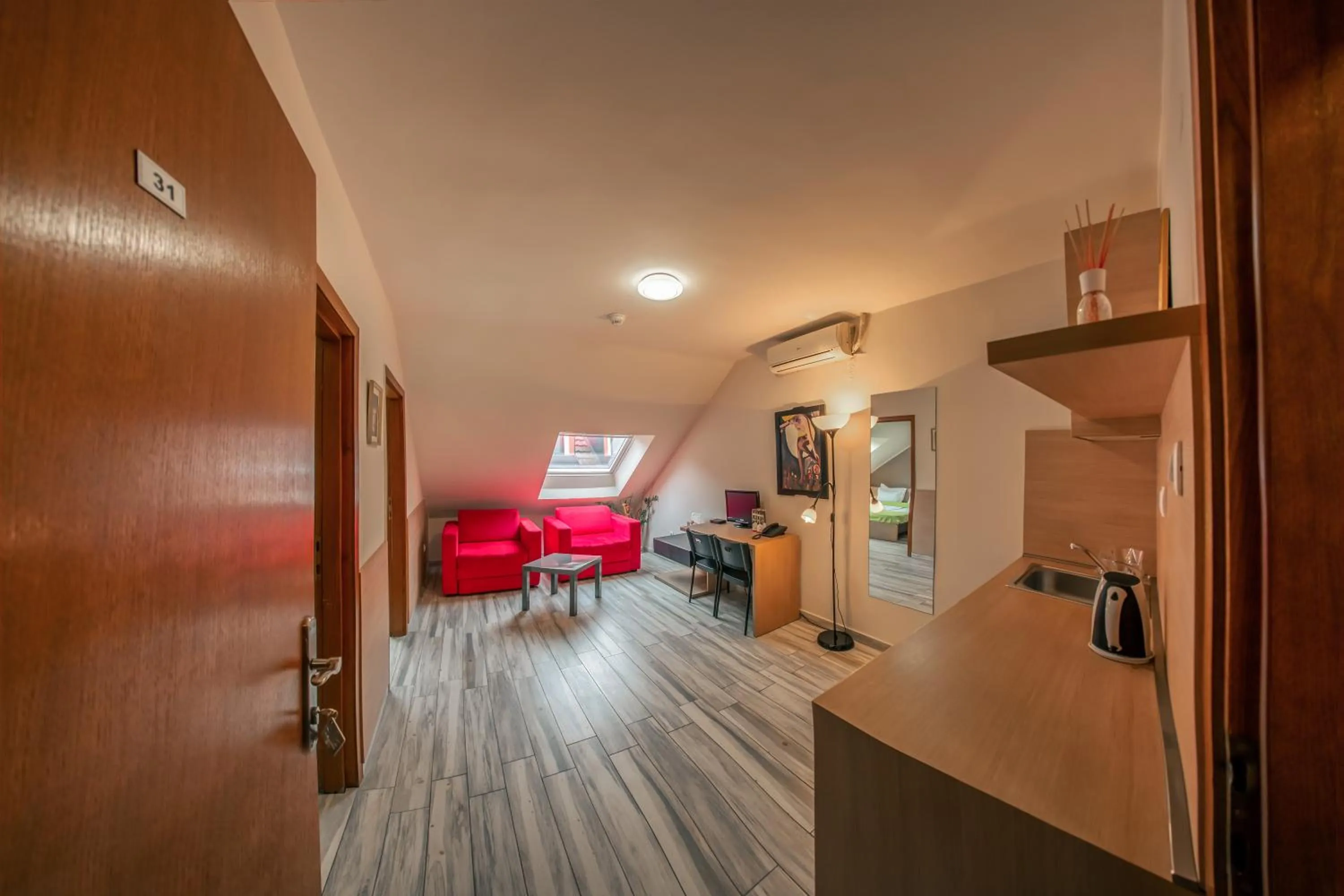 Bed in Veliki Garni Hotel