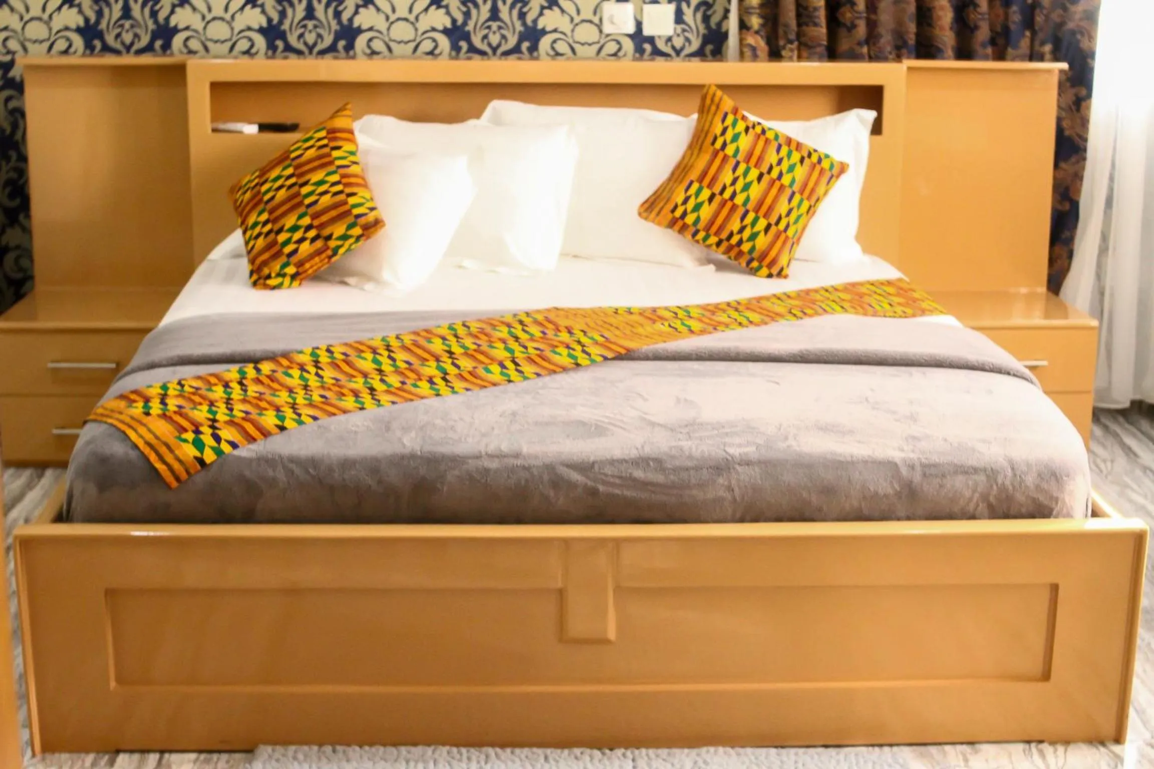 Bed in Exotic Palace Hotel