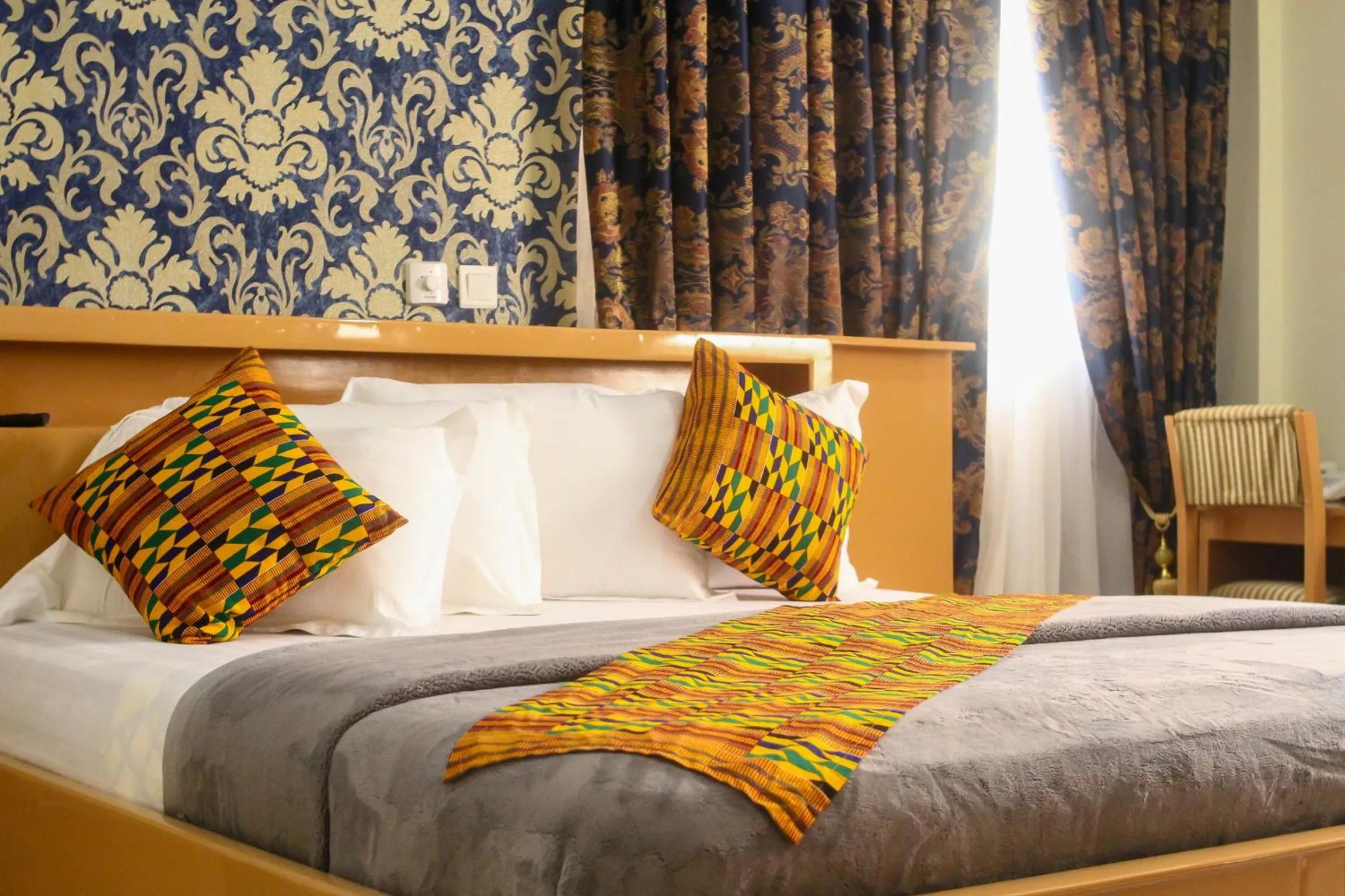 Bed in Exotic Palace Hotel