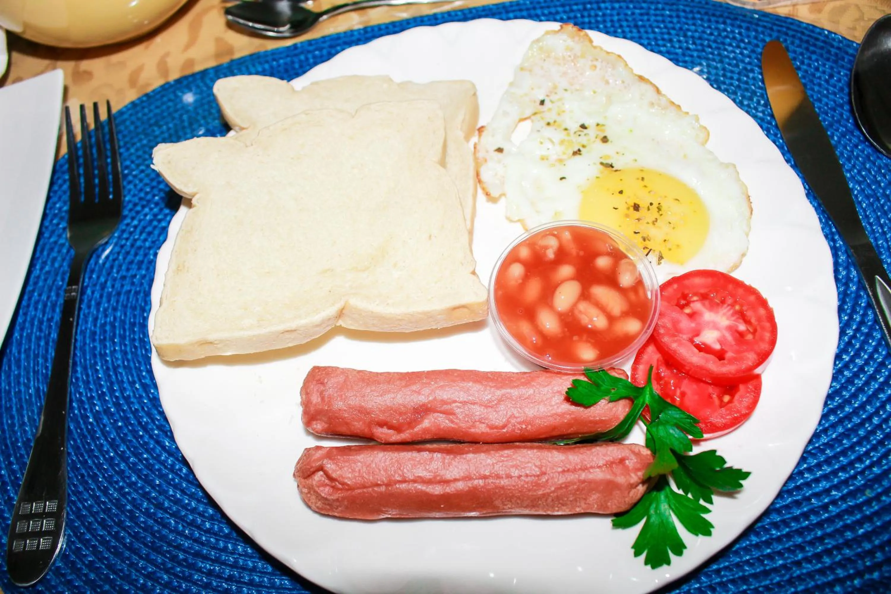 Breakfast in Exotic Palace Hotel