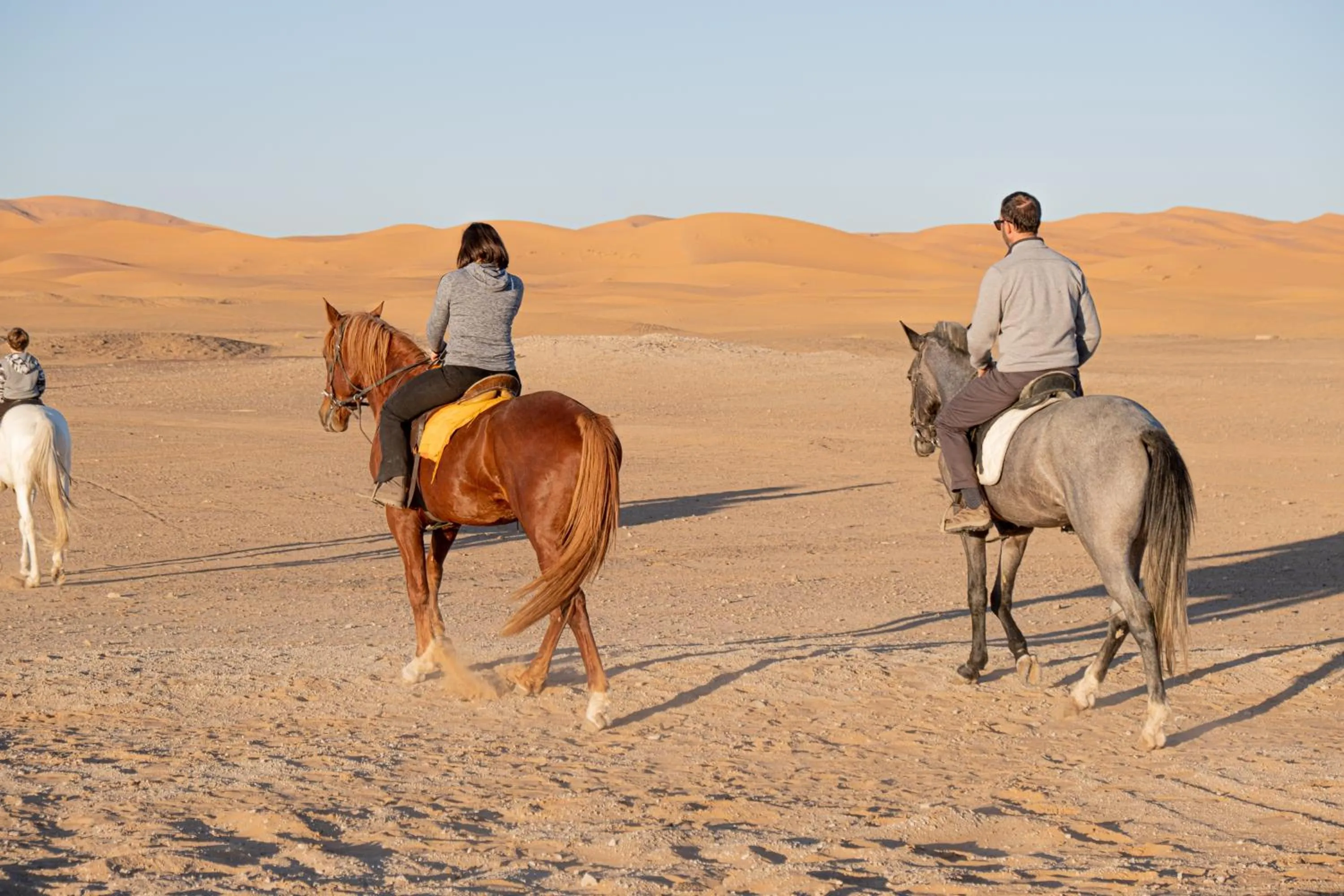 Horse-riding in Kasbah Erg Chebbi