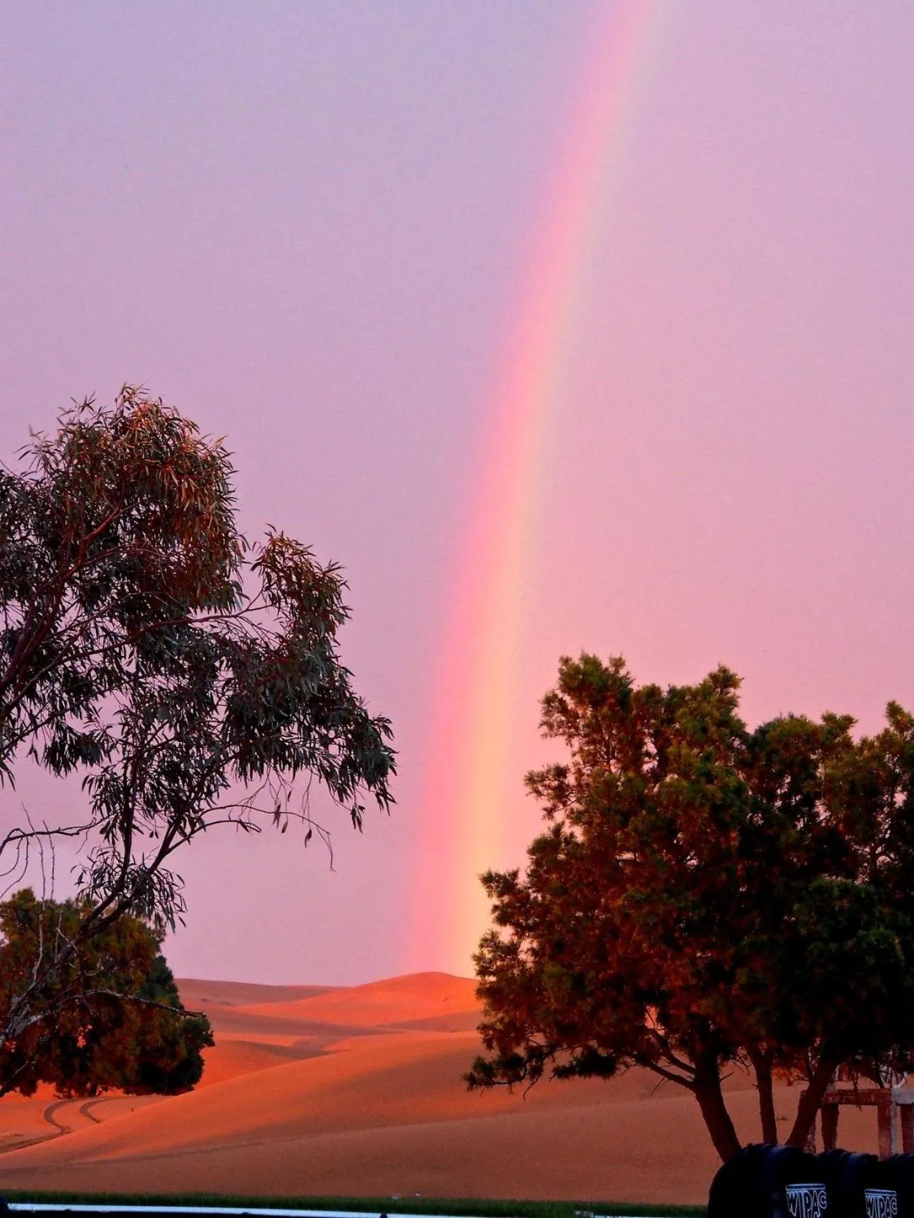 Natural landscape in Kasbah Erg Chebbi