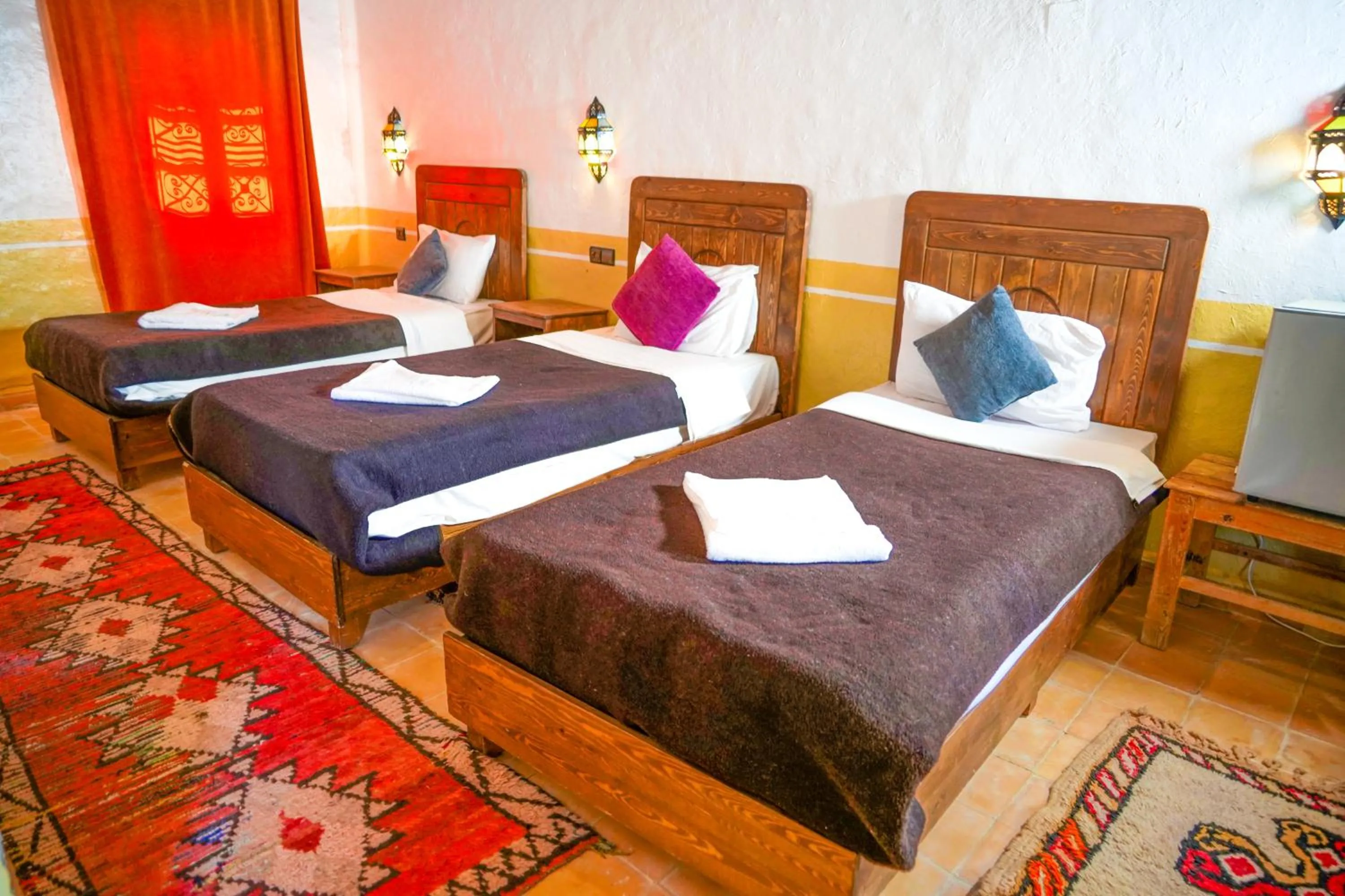 Bed in Kasbah Erg Chebbi