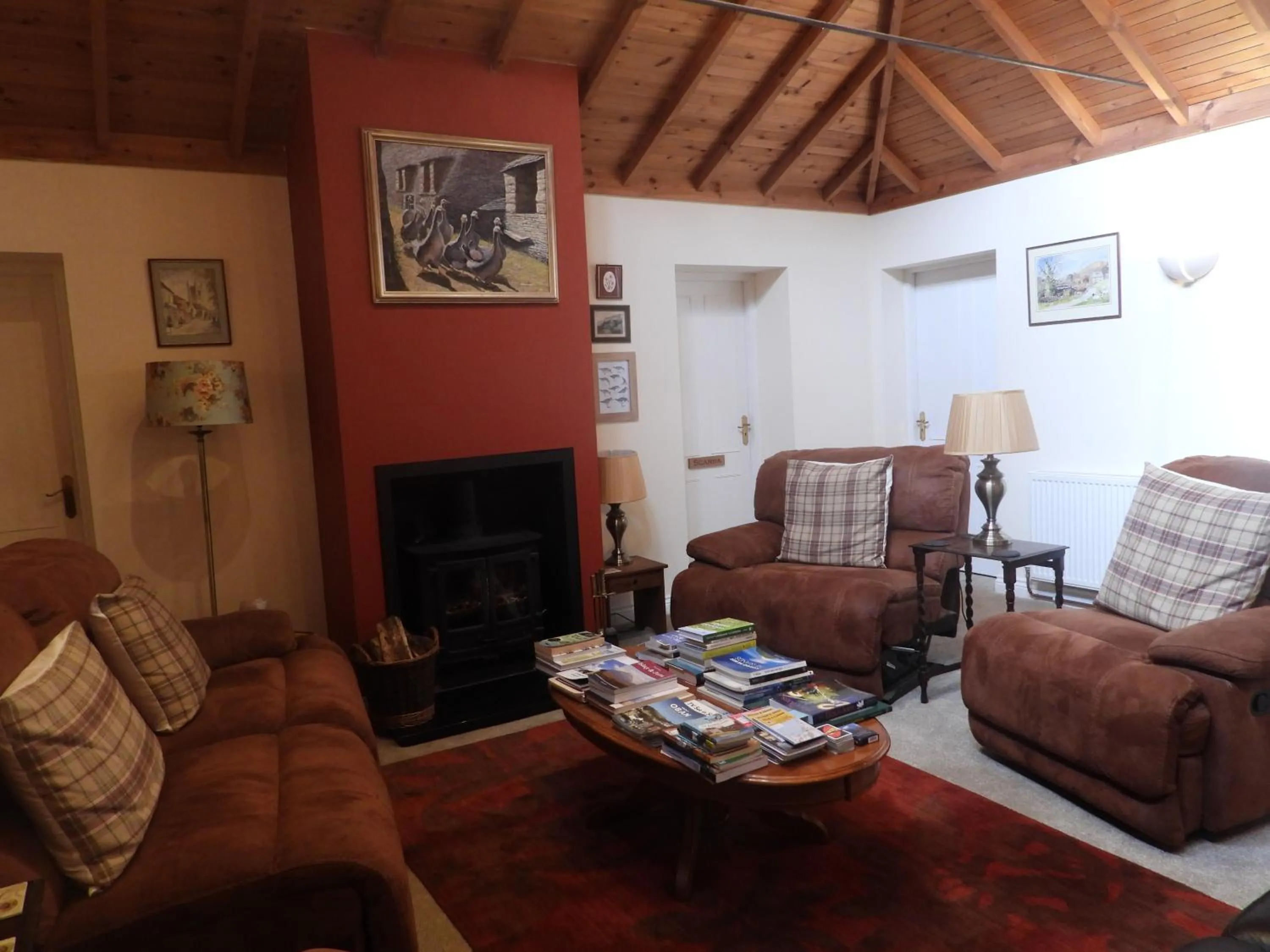 Seating area in The Old Cottage