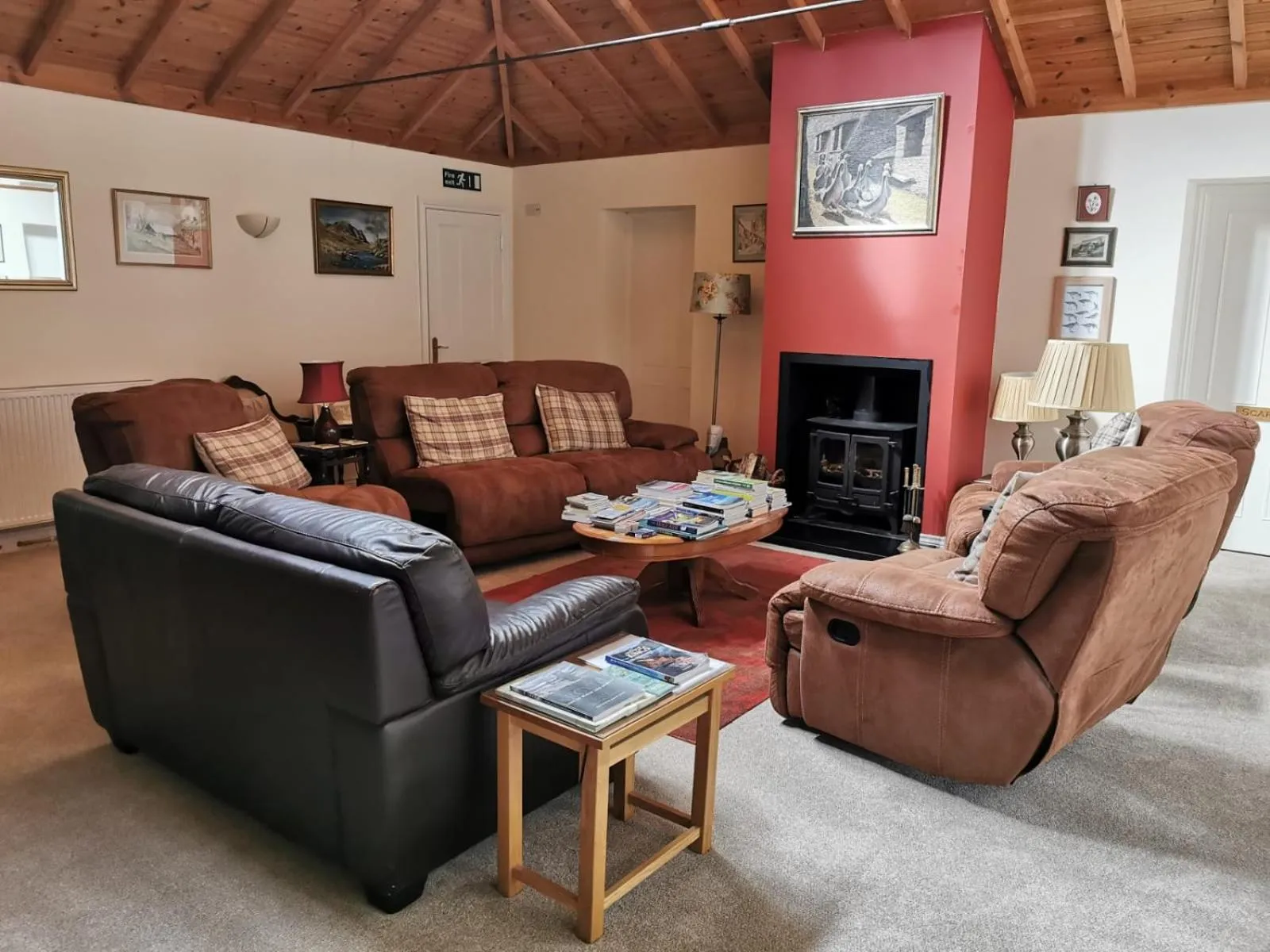 Seating area in The Old Cottage