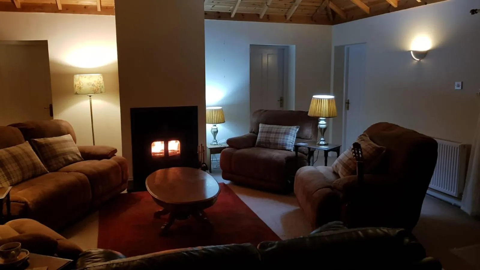 Living room in The Old Cottage