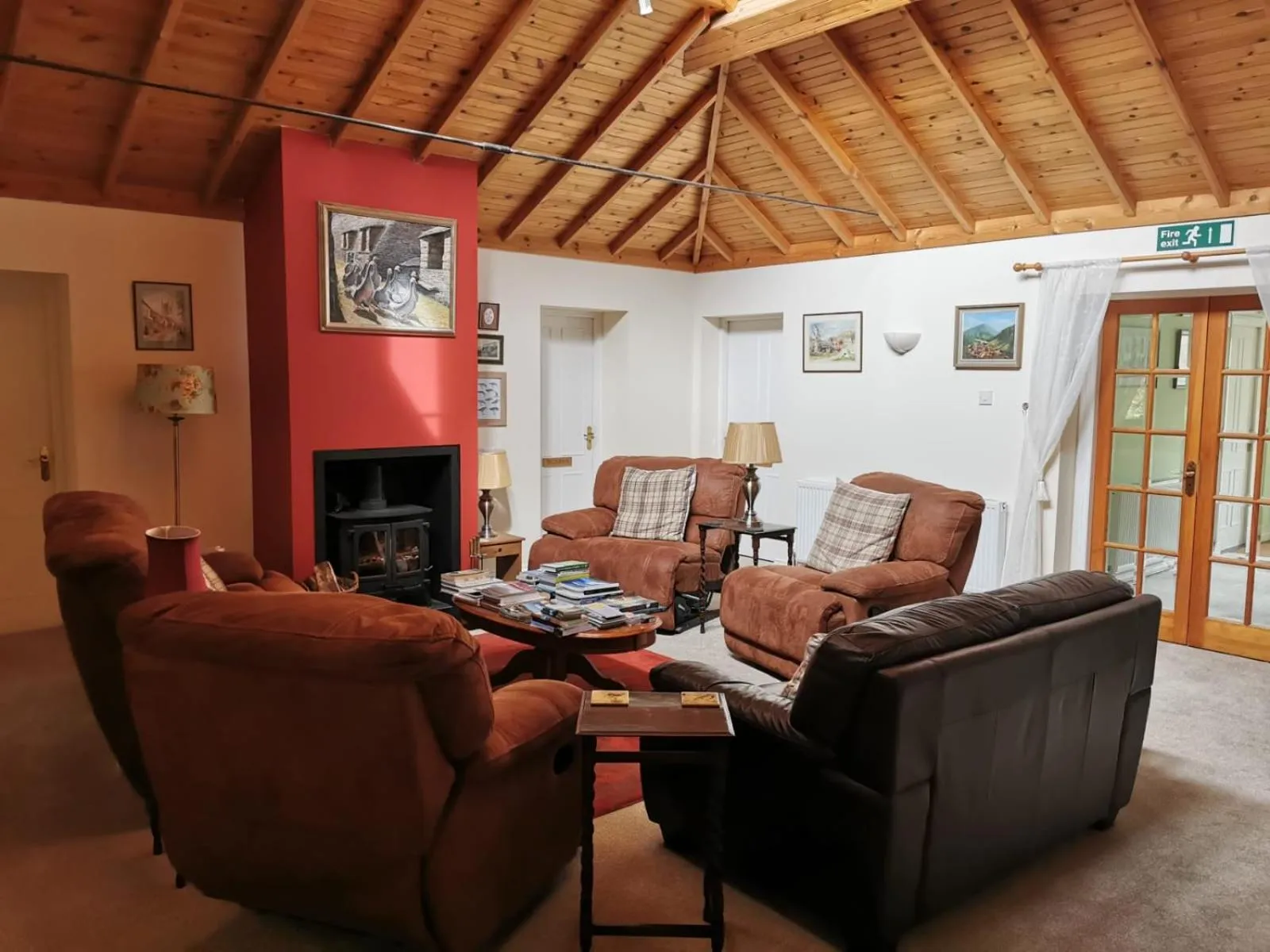 Seating area in The Old Cottage