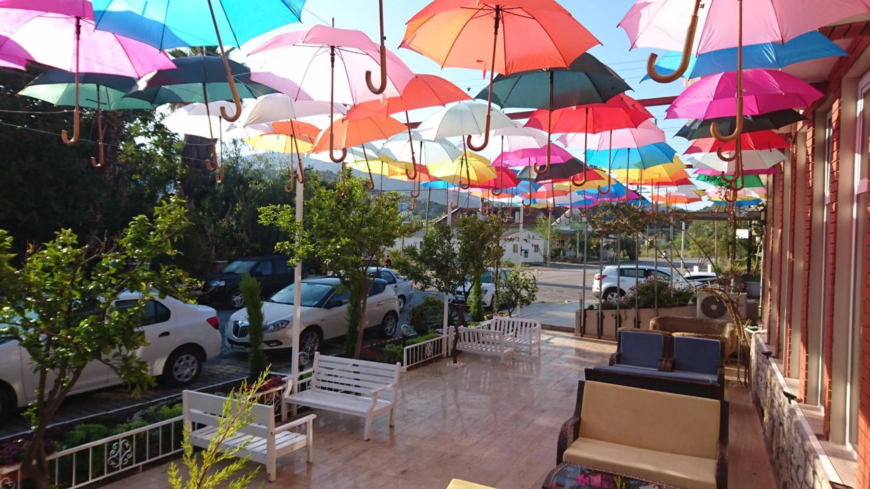 Patio, Restaurant/Places to Eat in Dalyan Hotel Caria Royal