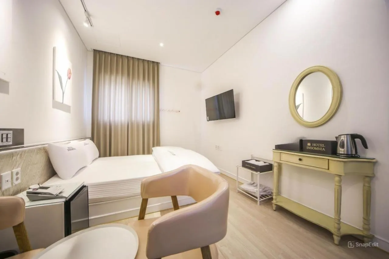 Bed in 호텔 인썸니아 Hotel Insomnia 失眠酒店