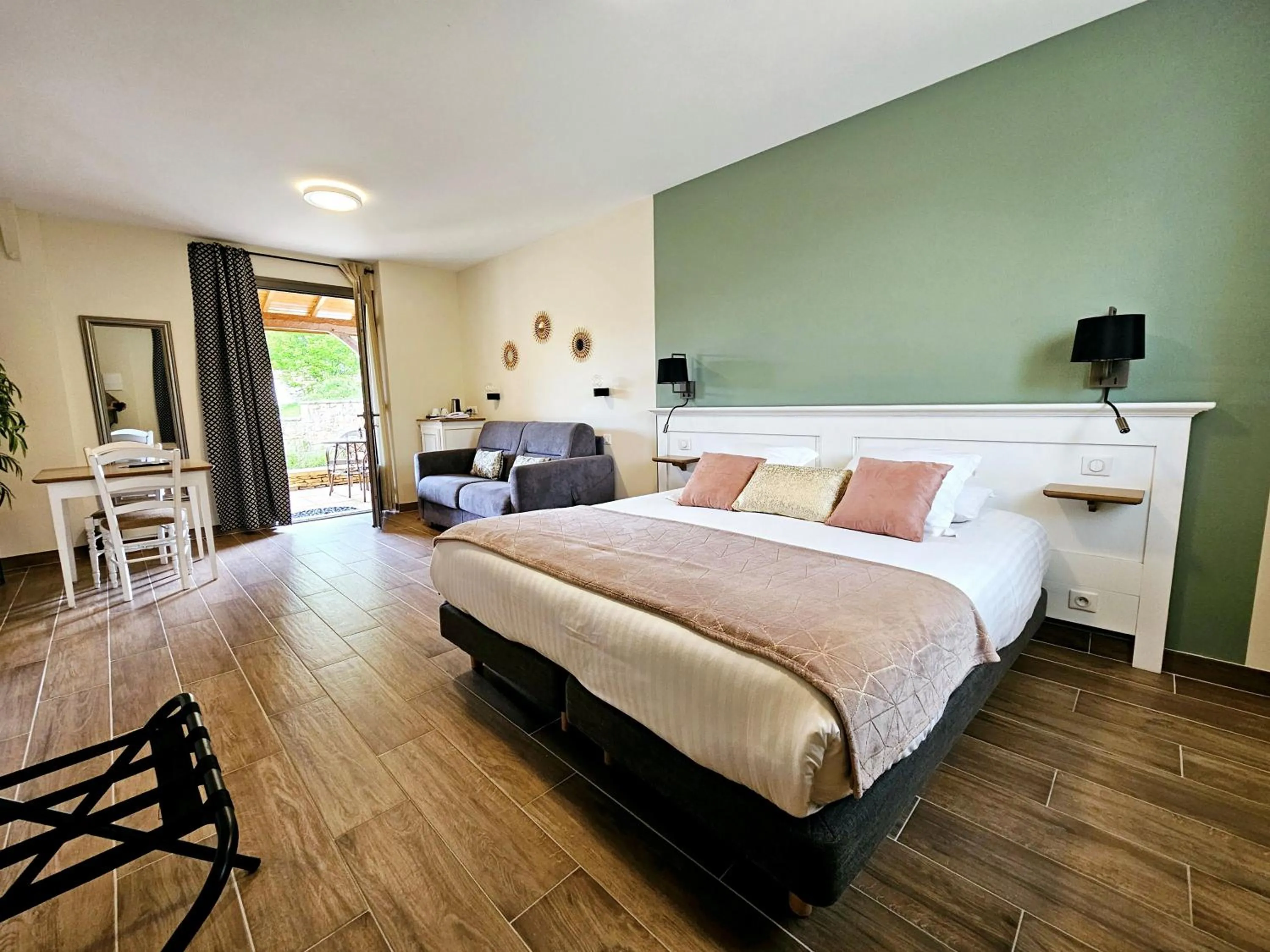 Bed in Domaine de La Rhonie