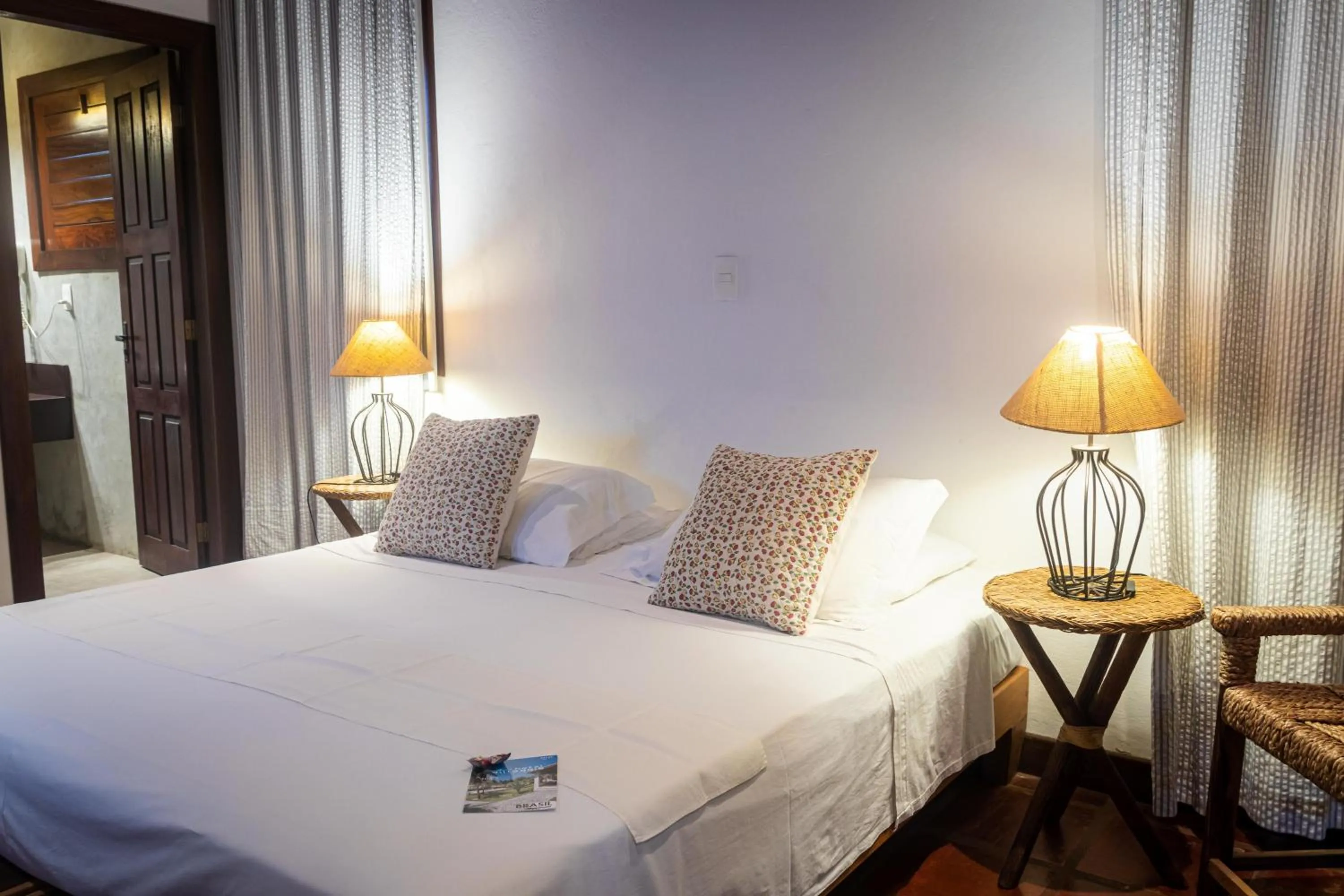 Bed in Hotel Villaggio Tudo Bom