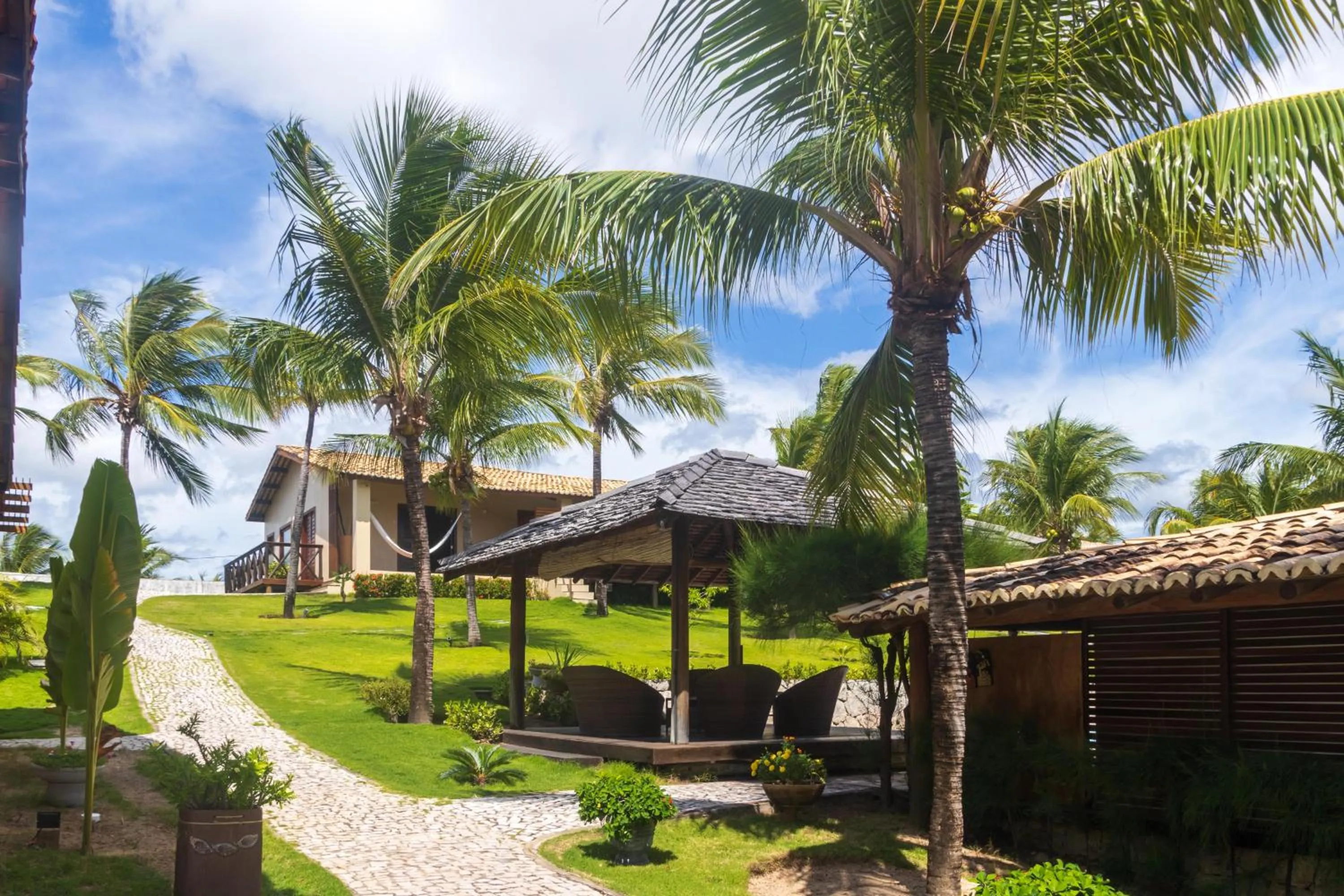 Garden in Hotel Villaggio Tudo Bom