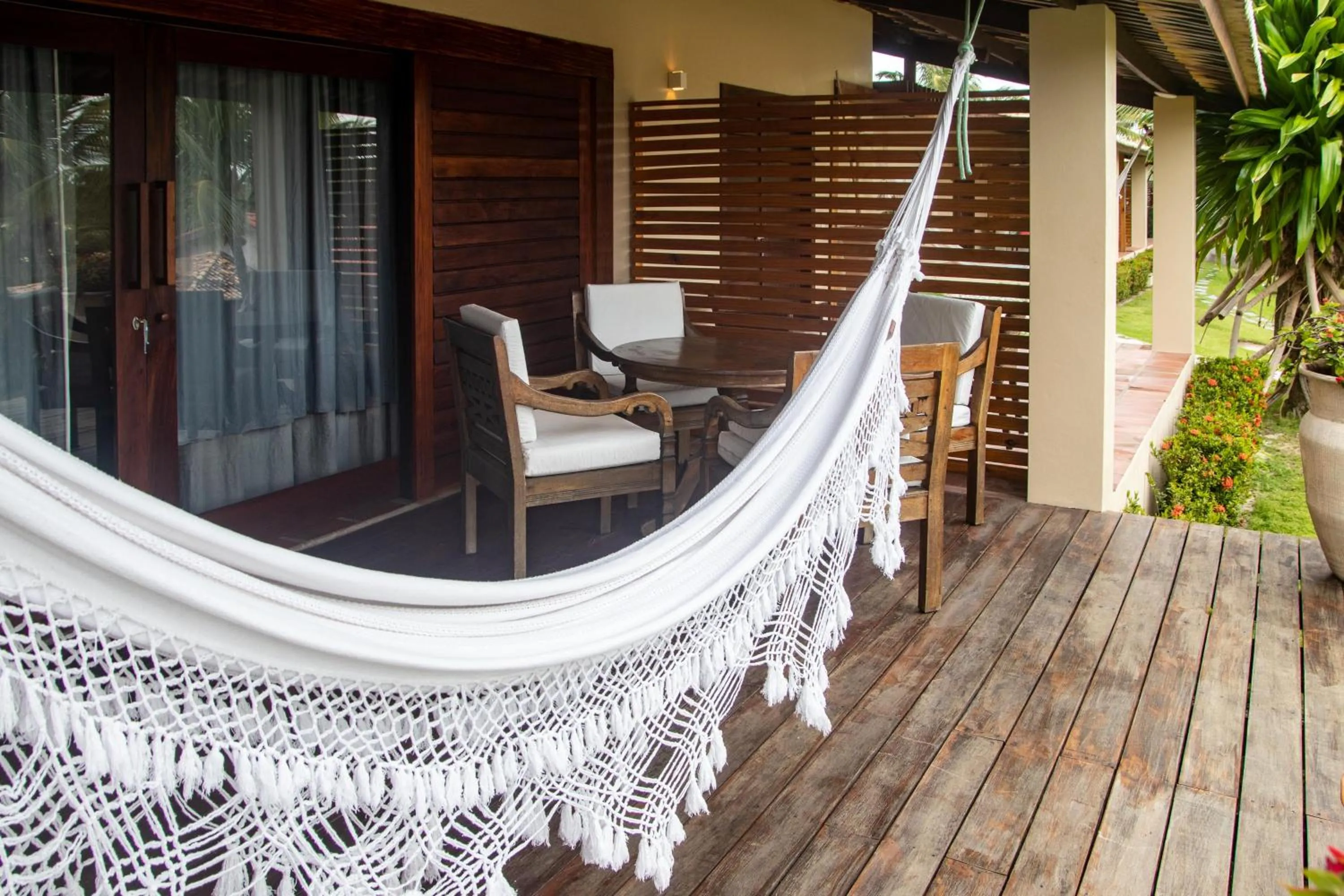 Patio in Hotel Villaggio Tudo Bom
