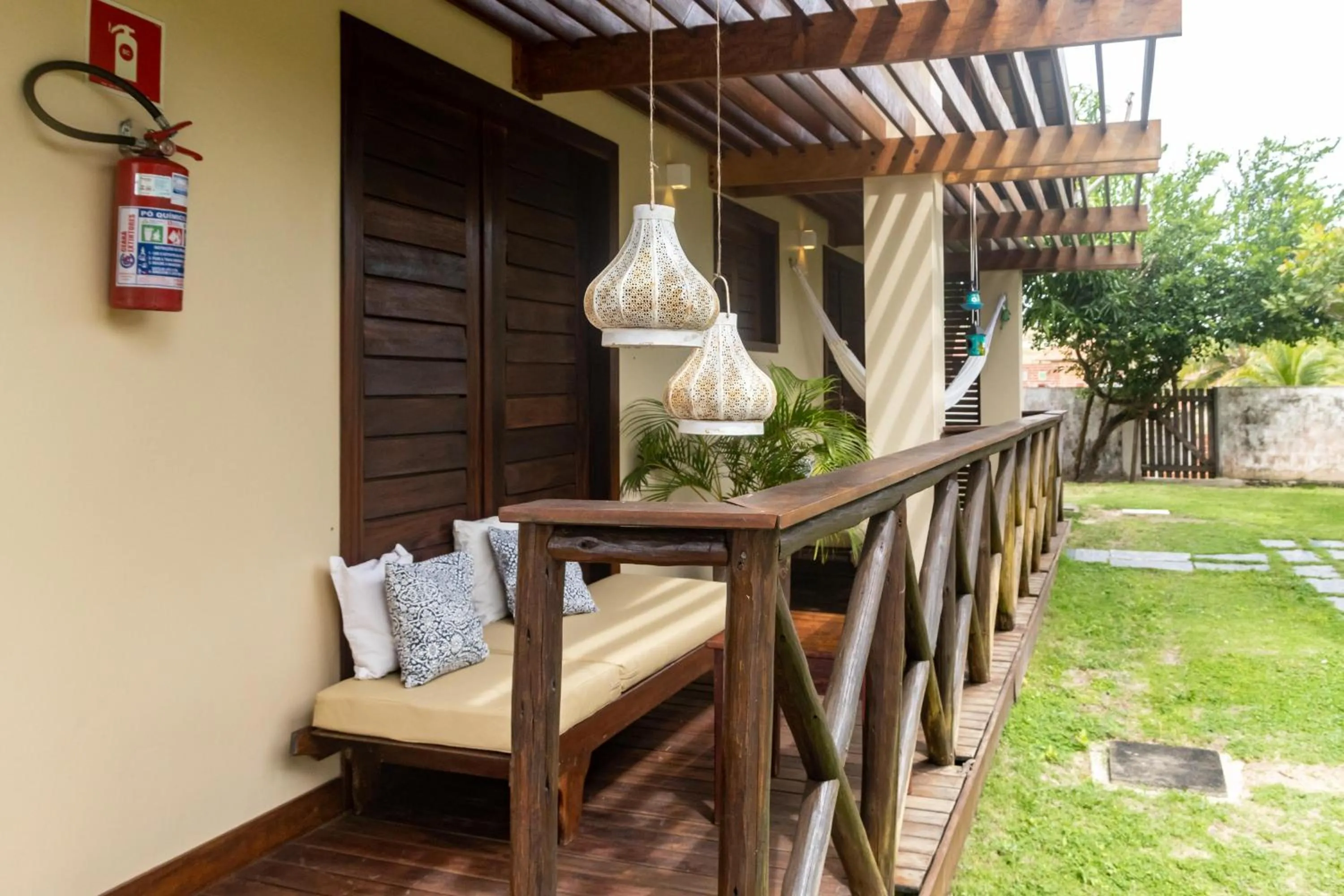 Patio in Hotel Villaggio Tudo Bom