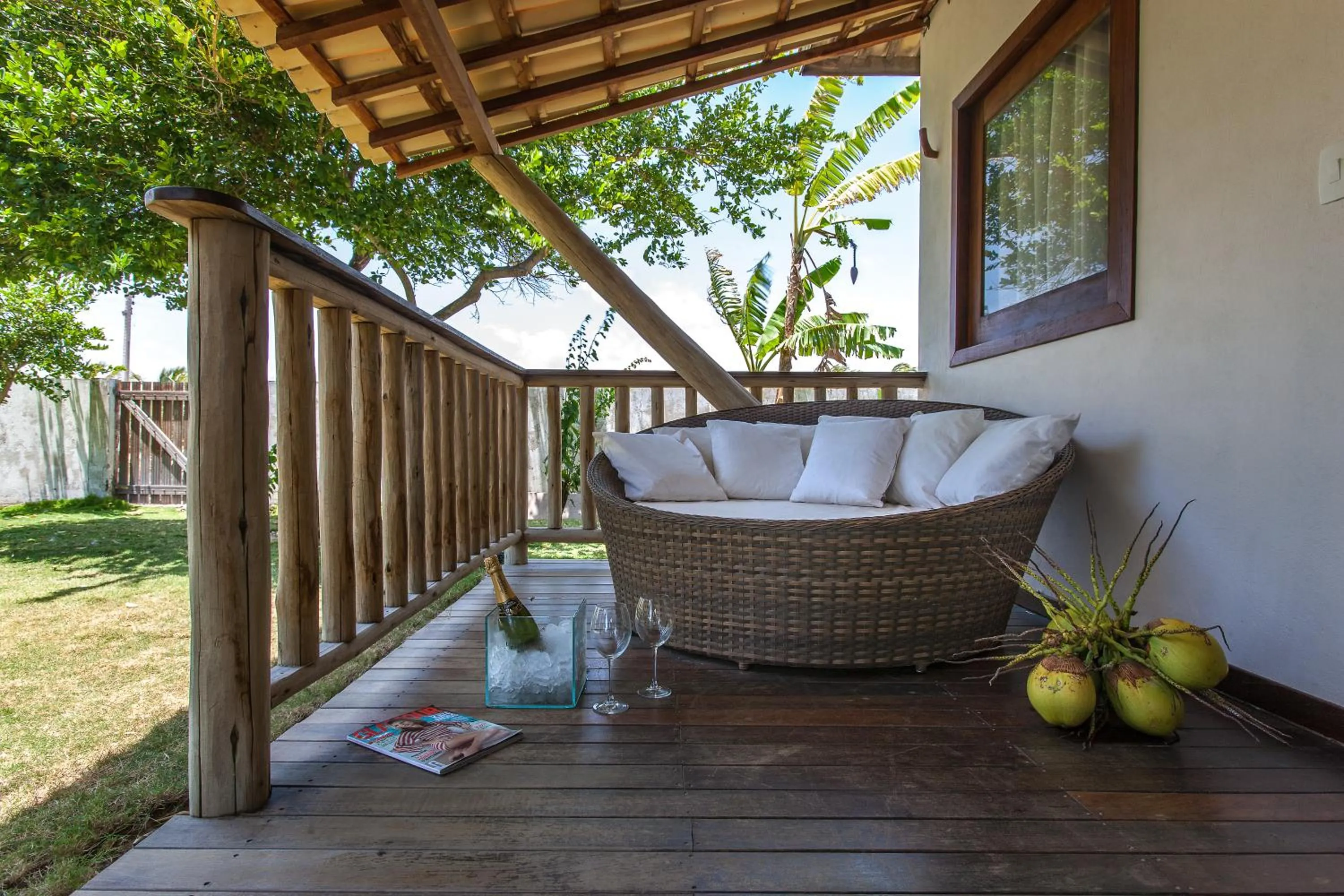 Balcony/Terrace in Hotel Villaggio Tudo Bom