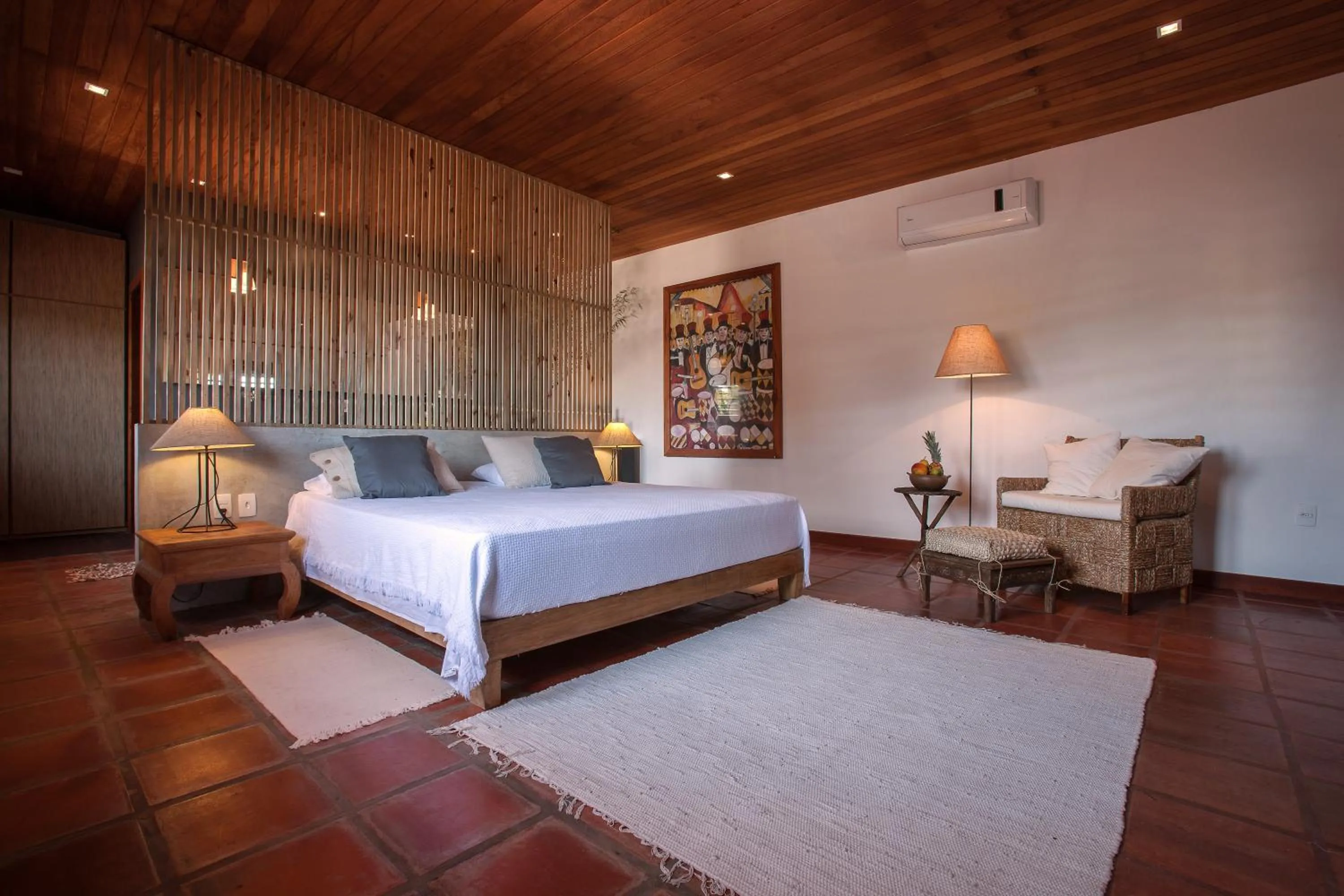 Bed in Hotel Villaggio Tudo Bom