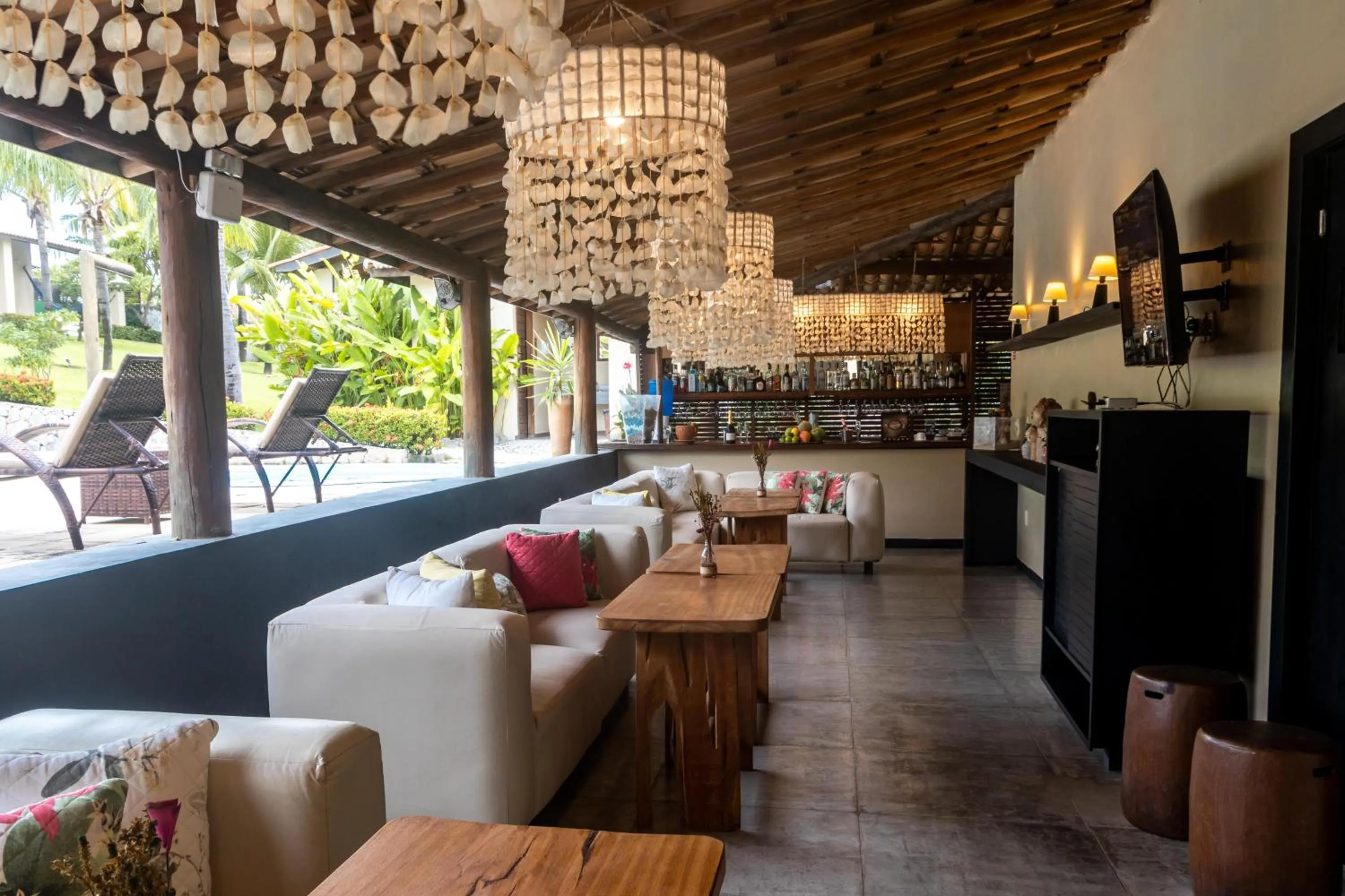 Lounge or bar in Hotel Villaggio Tudo Bom