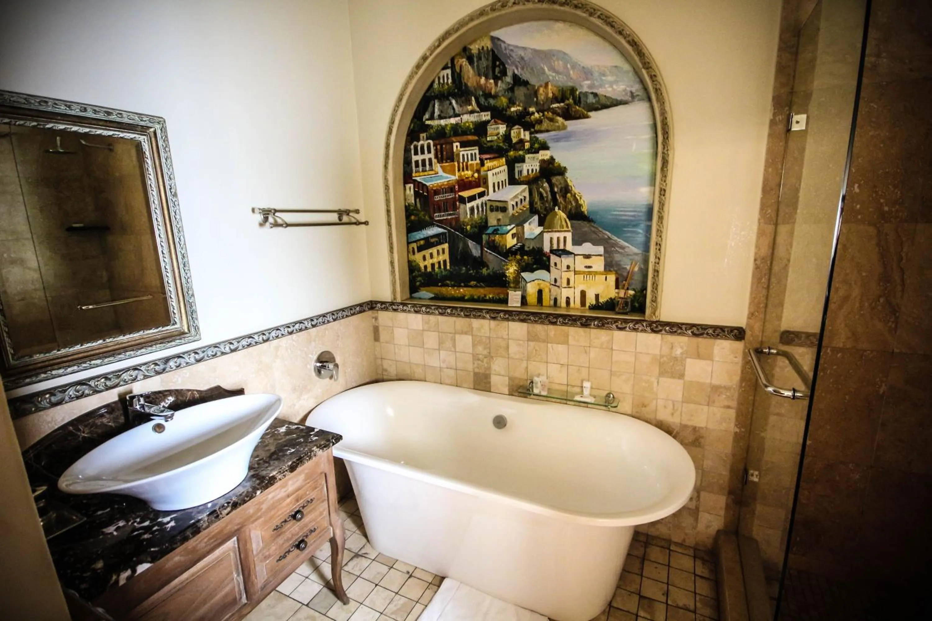 Bathroom in Three Rivers Lodge and Villas