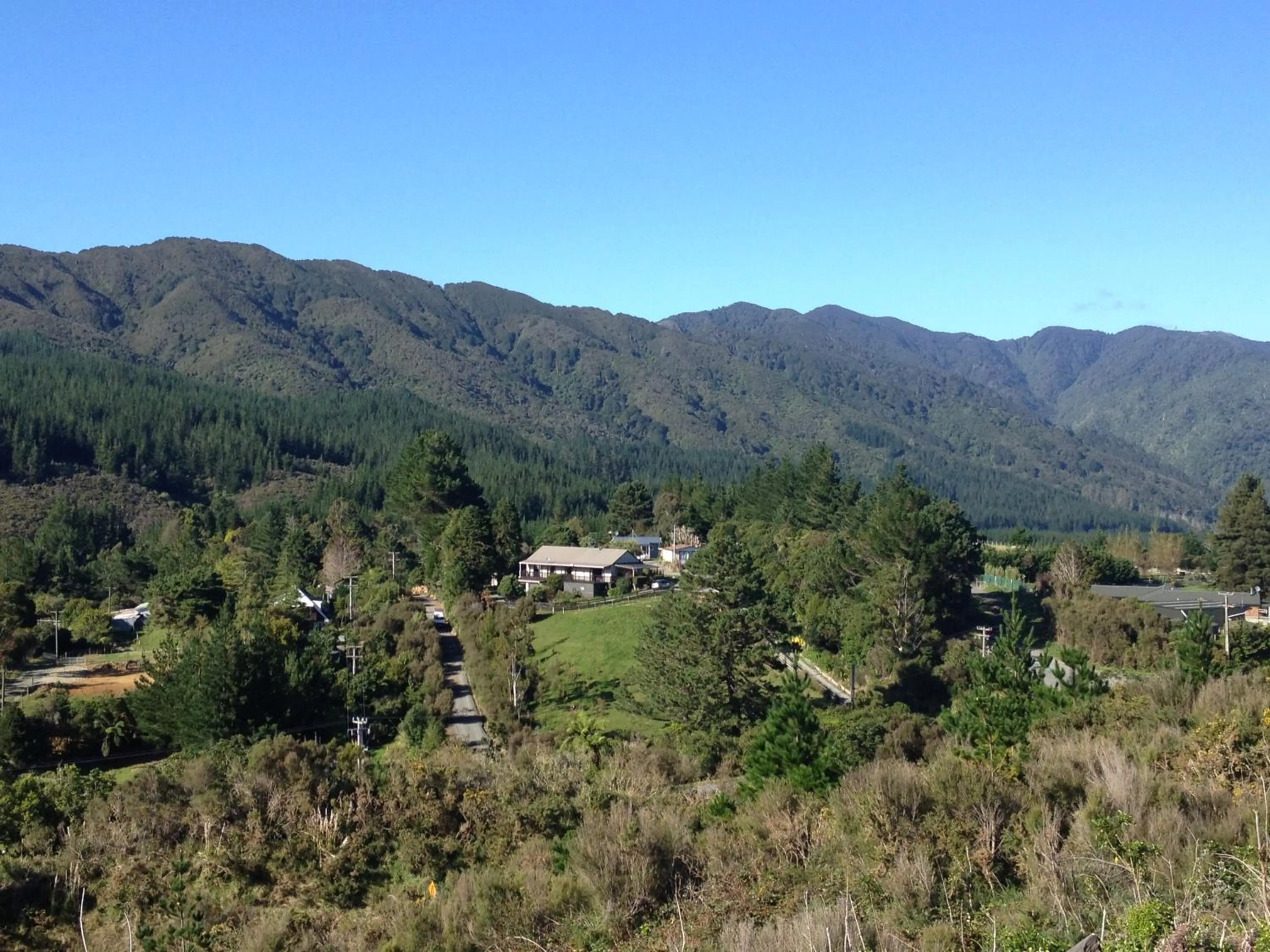 Bird's eye view in Incline Cottage