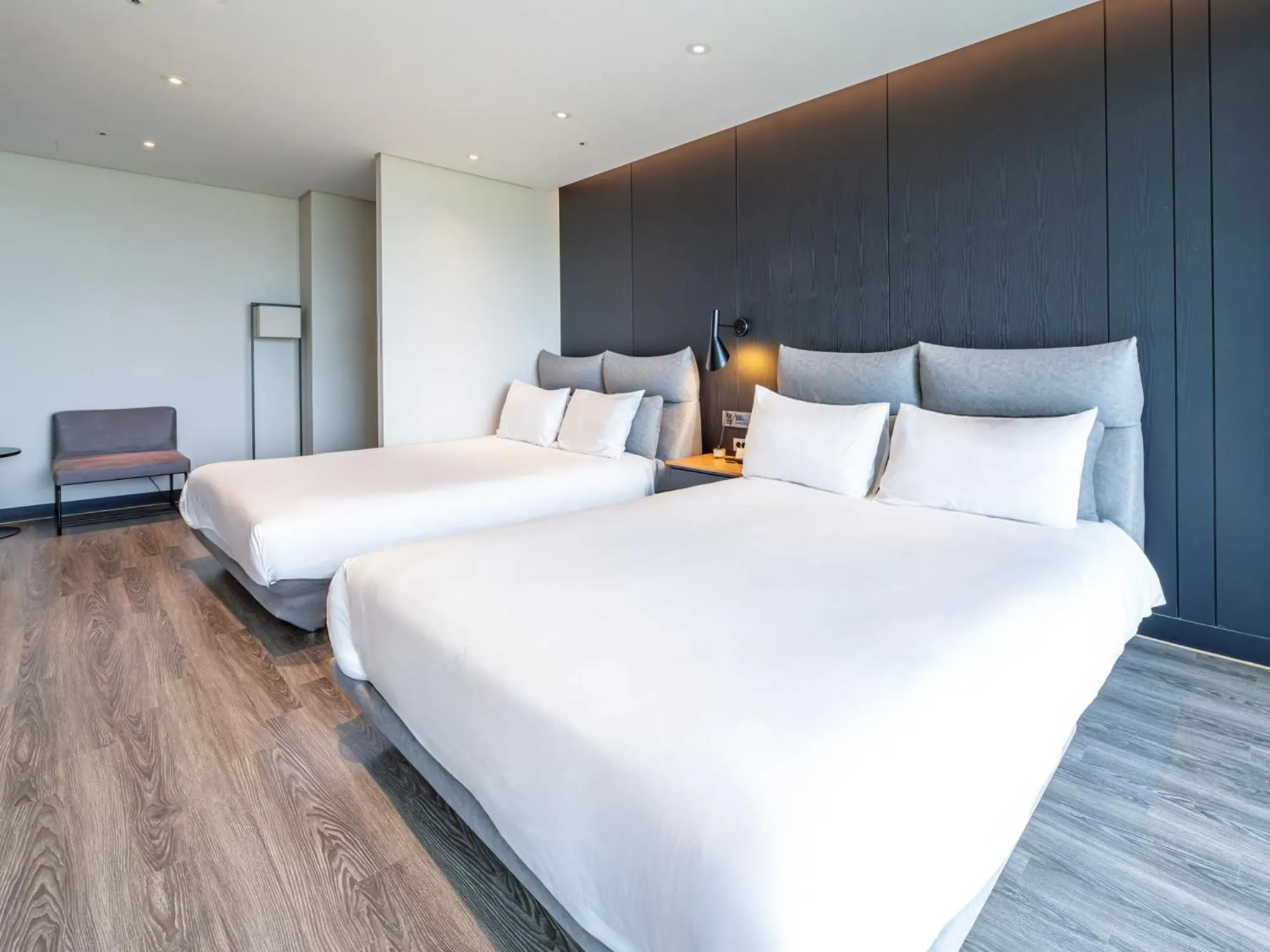 Bed in Jeju Attirance Hotel & poolvilla