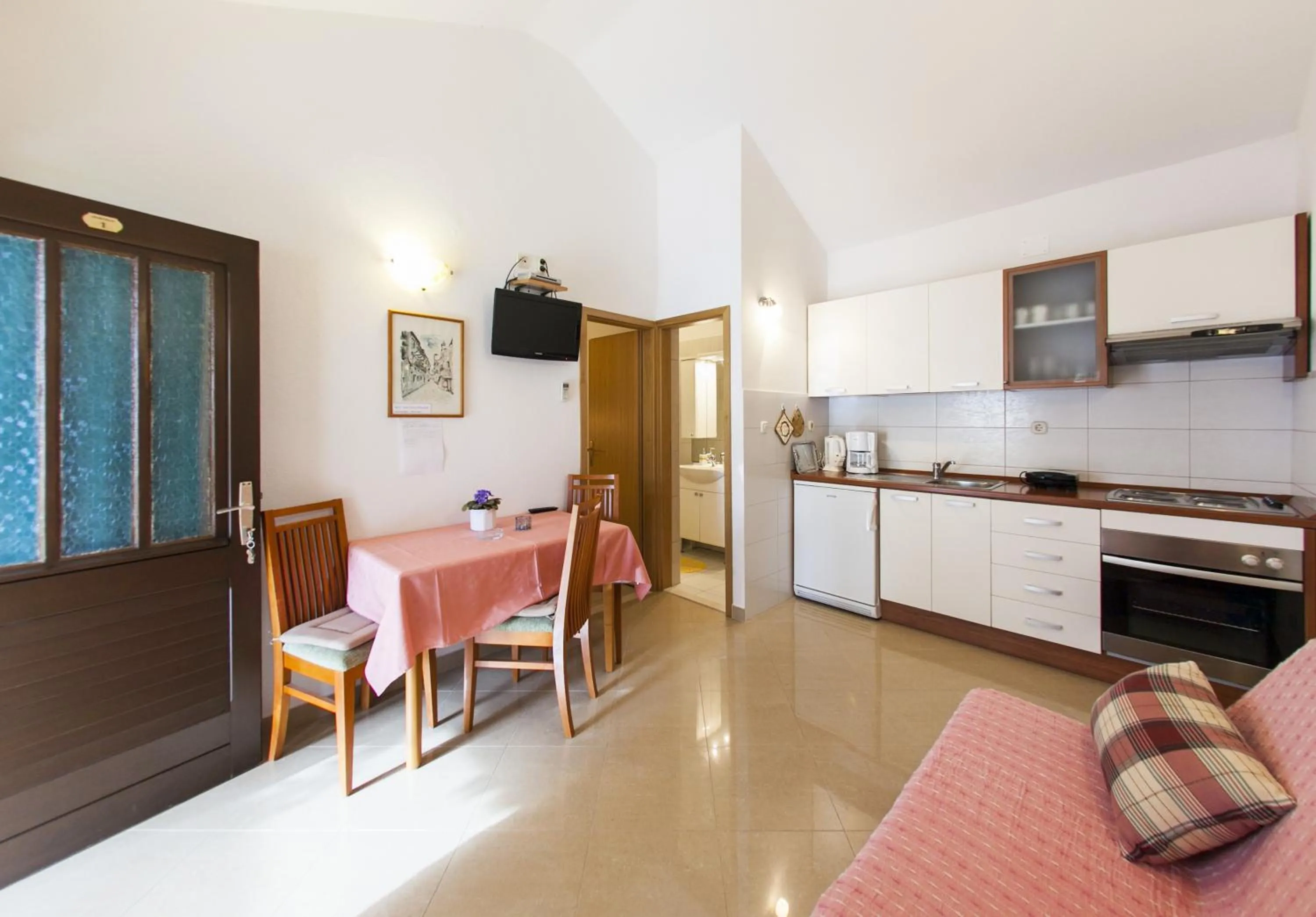 Kitchen or kitchenette in Apartments Magdalena