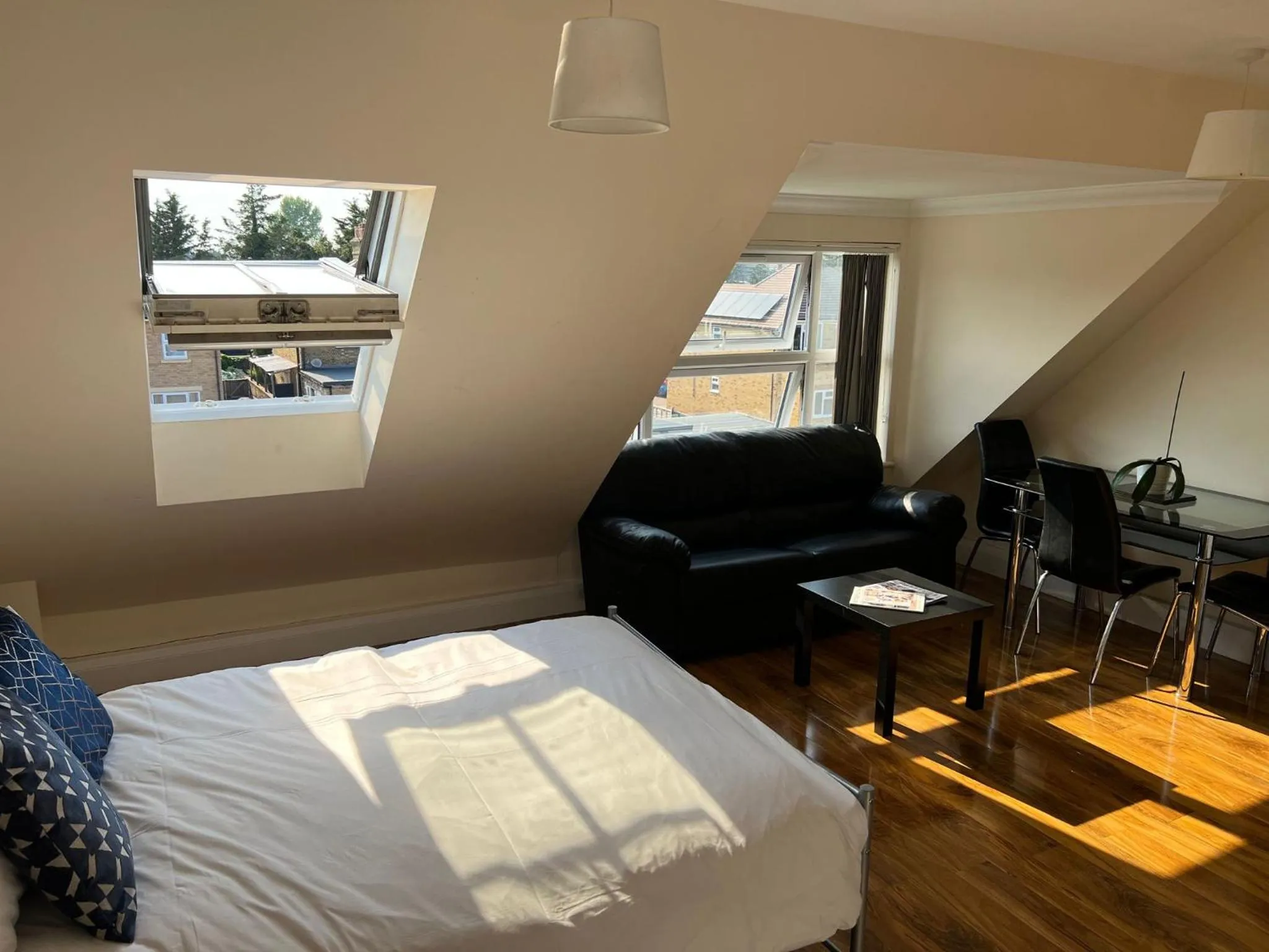 Bed in RC Airport Rooms