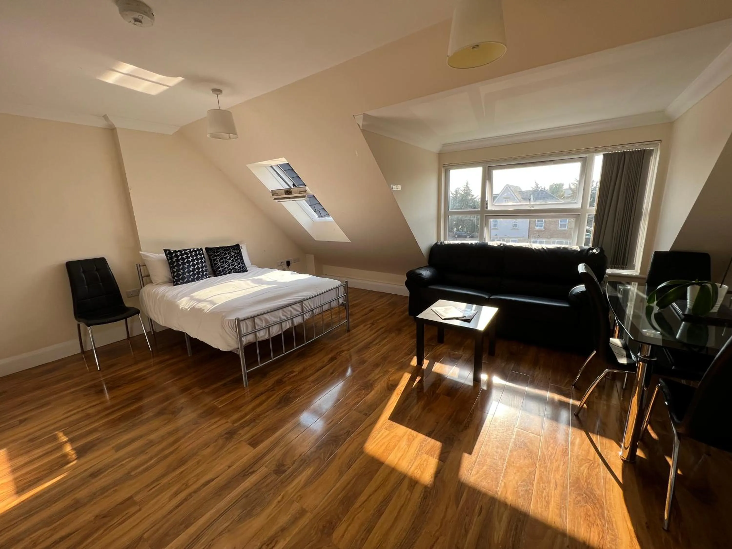 Bed in RC Airport Rooms