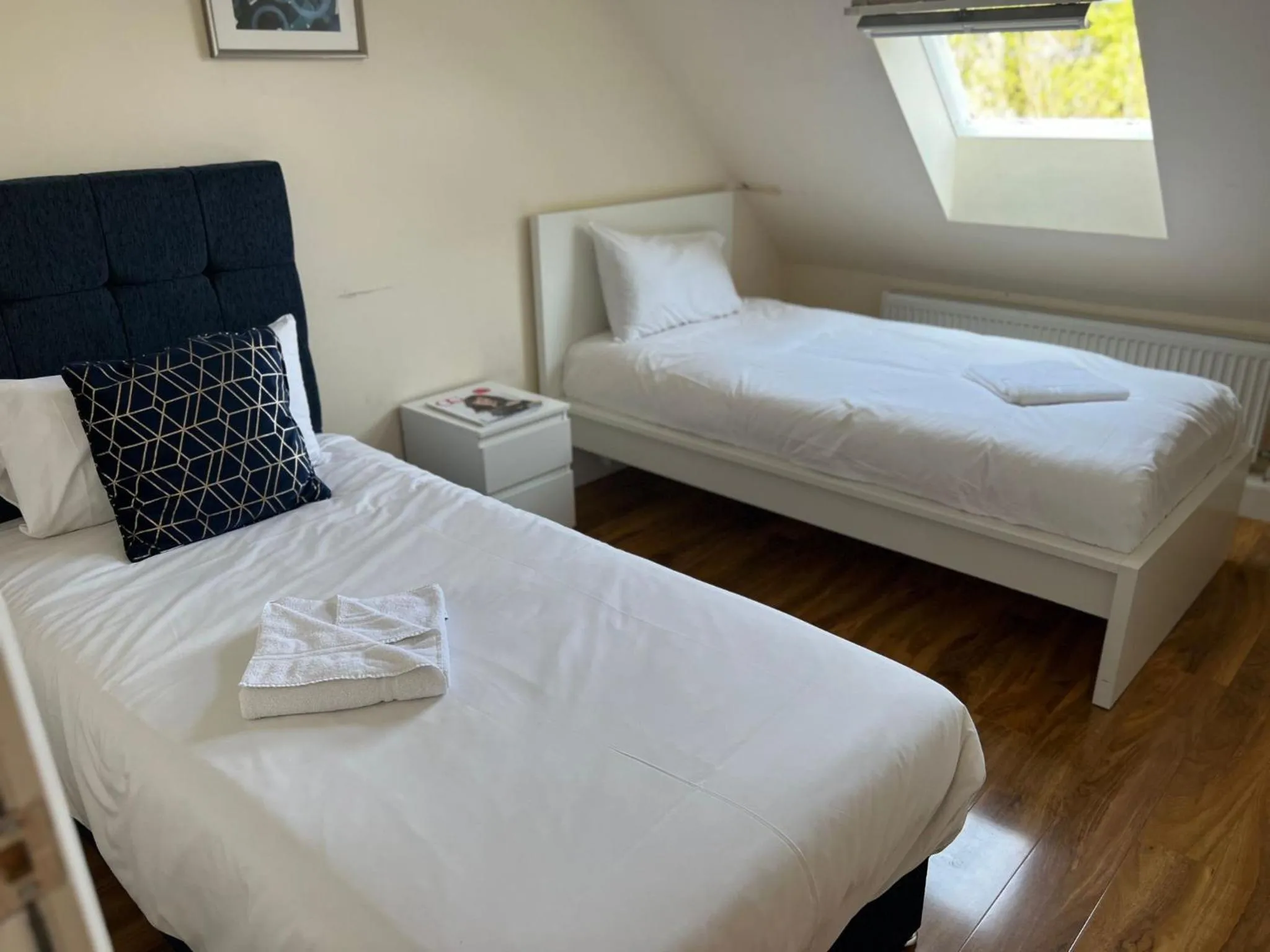 Bed in RC Airport Rooms