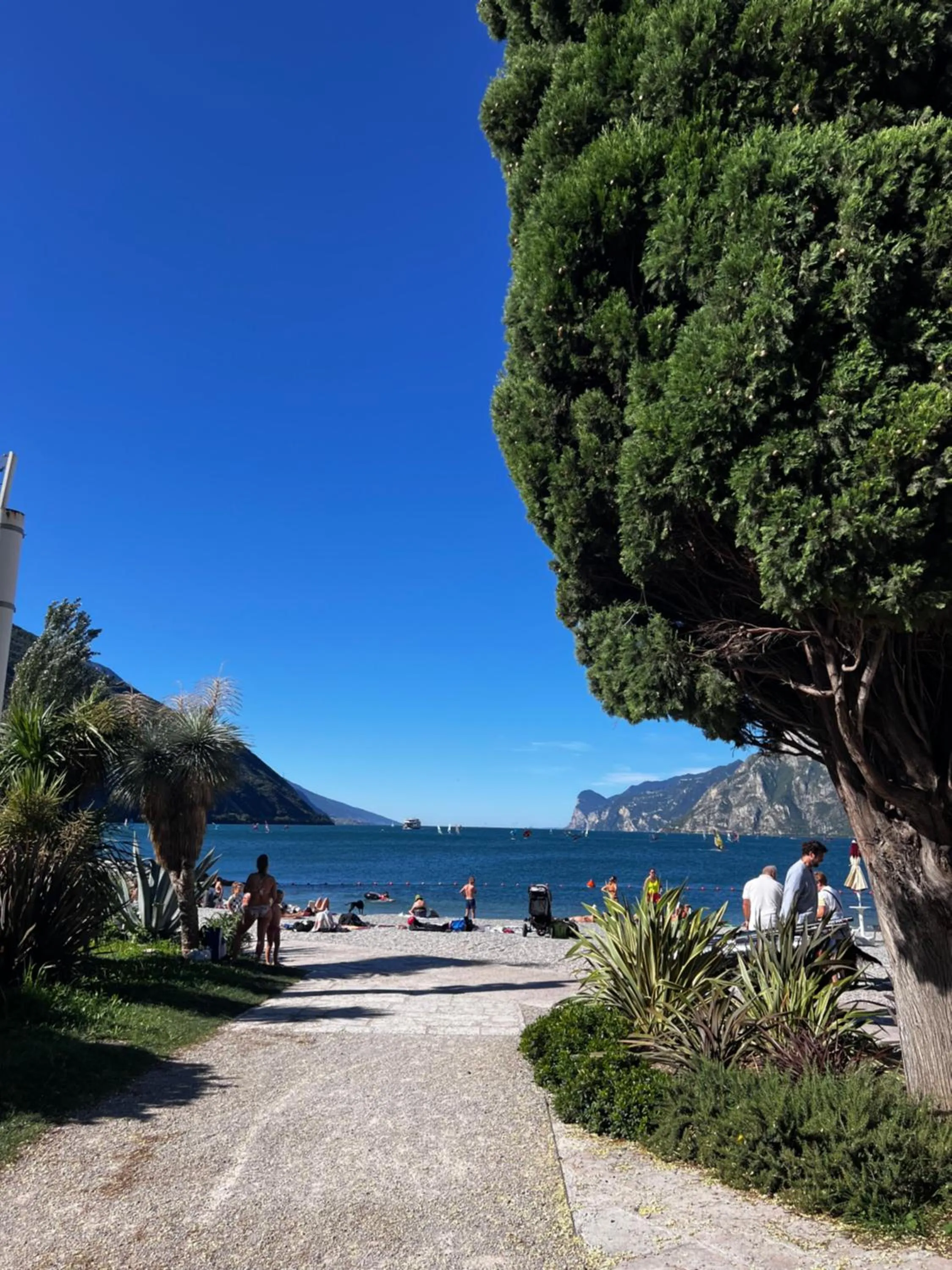 Beach in Glocal Torbole