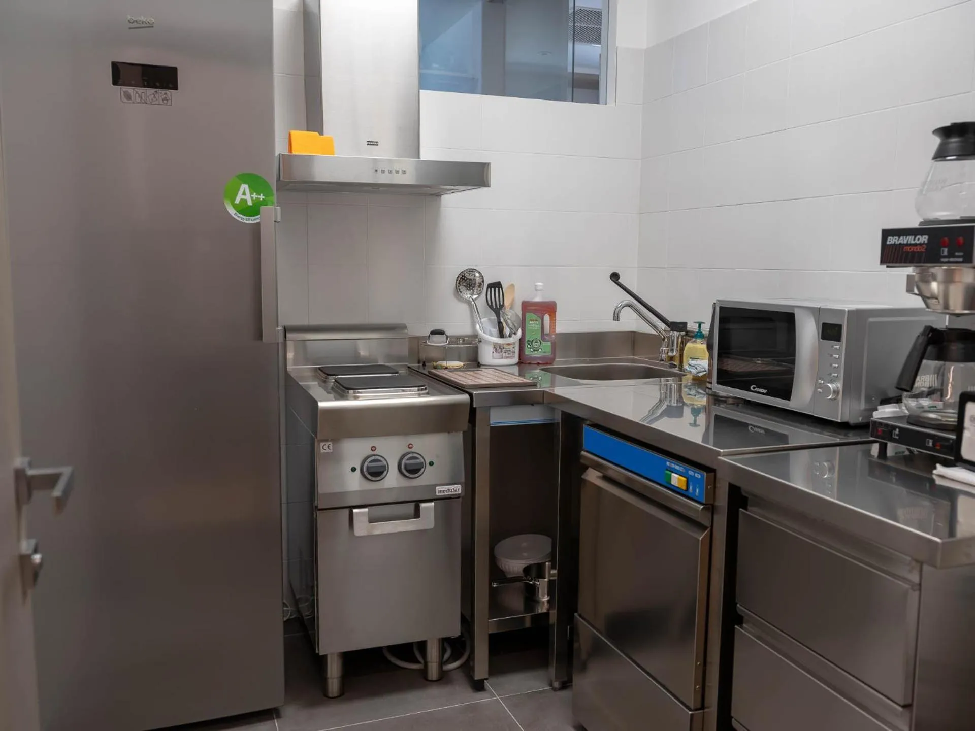 Communal kitchen in Glocal Torbole