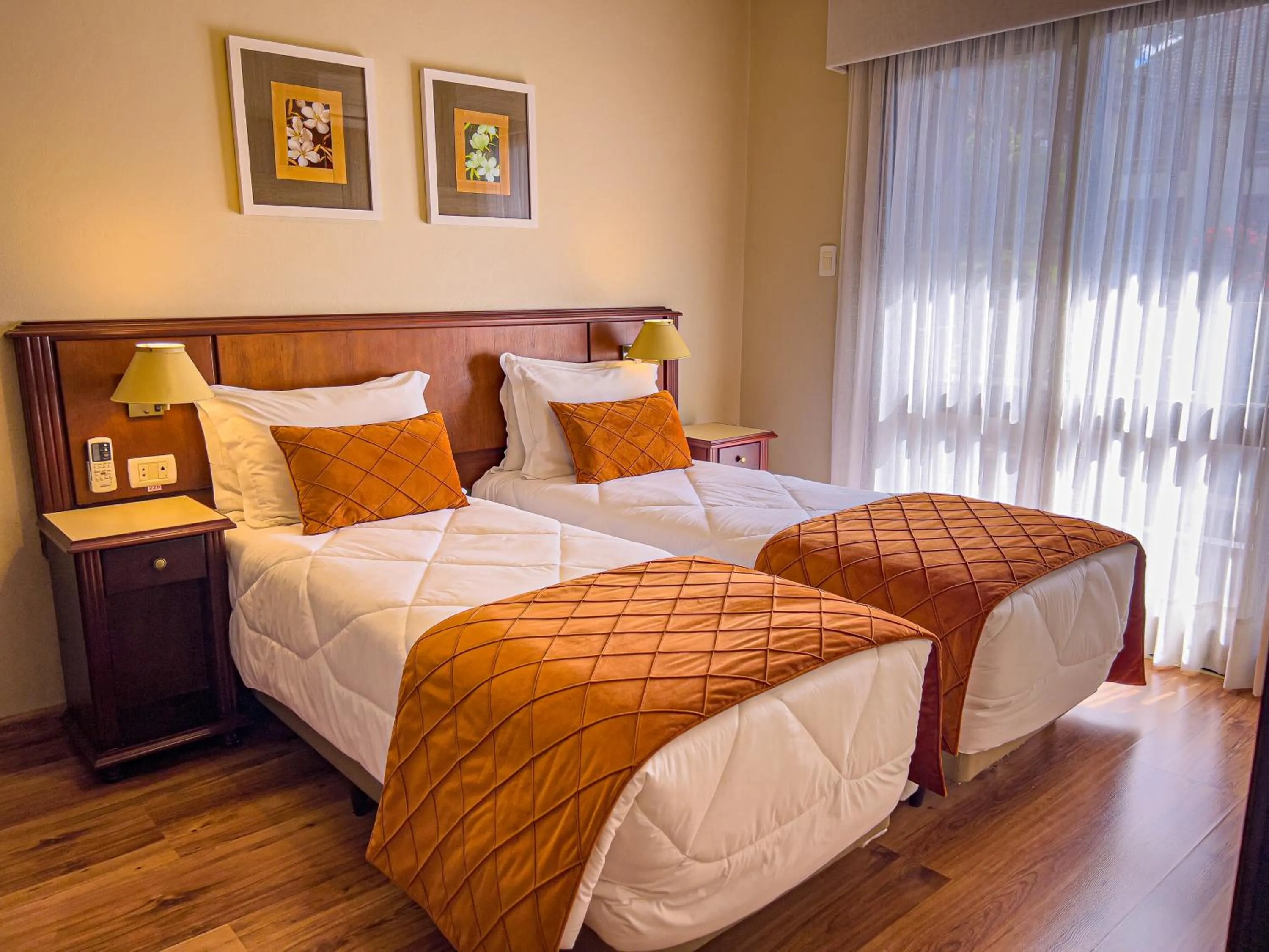 Bed in Hotel Recanto da Serra