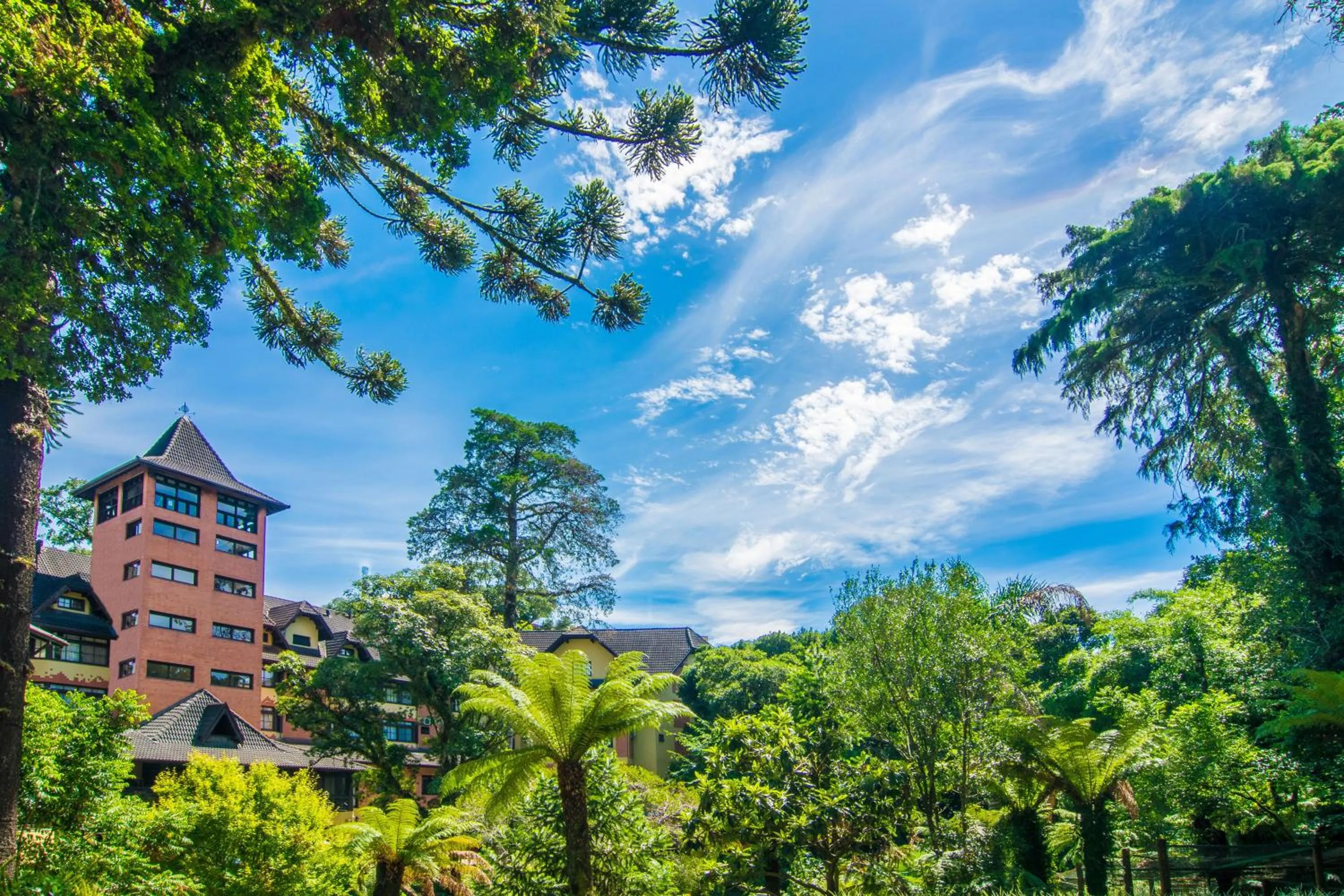 Property building in Hotel Recanto da Serra