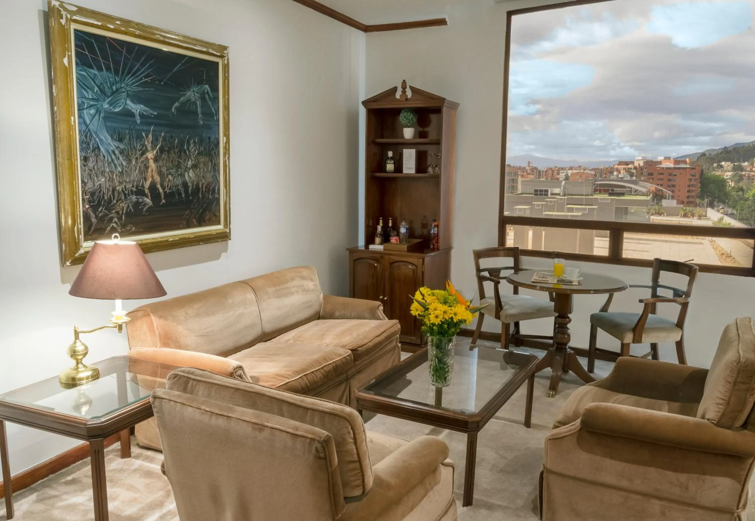 Living room in Hotel Bogotá Regency Usaquén