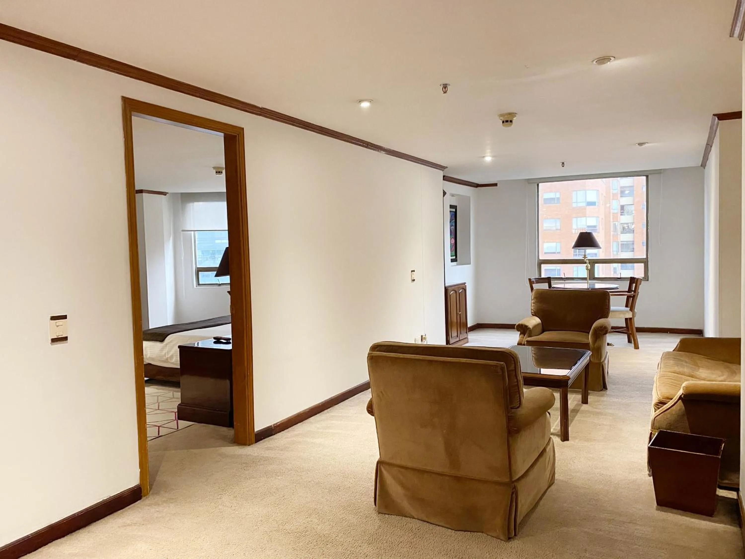 Living room in Hotel Bogotá Regency Usaquén