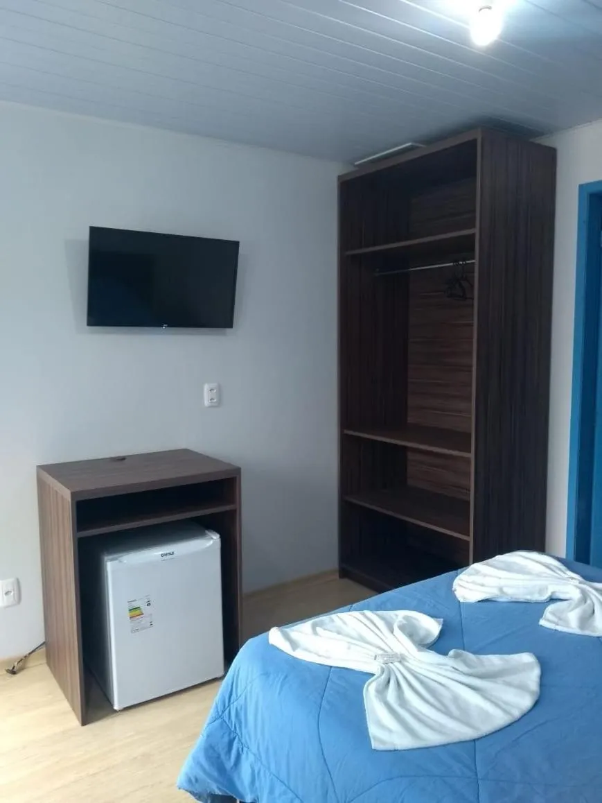 Bed in Pousada Recanto Alpino