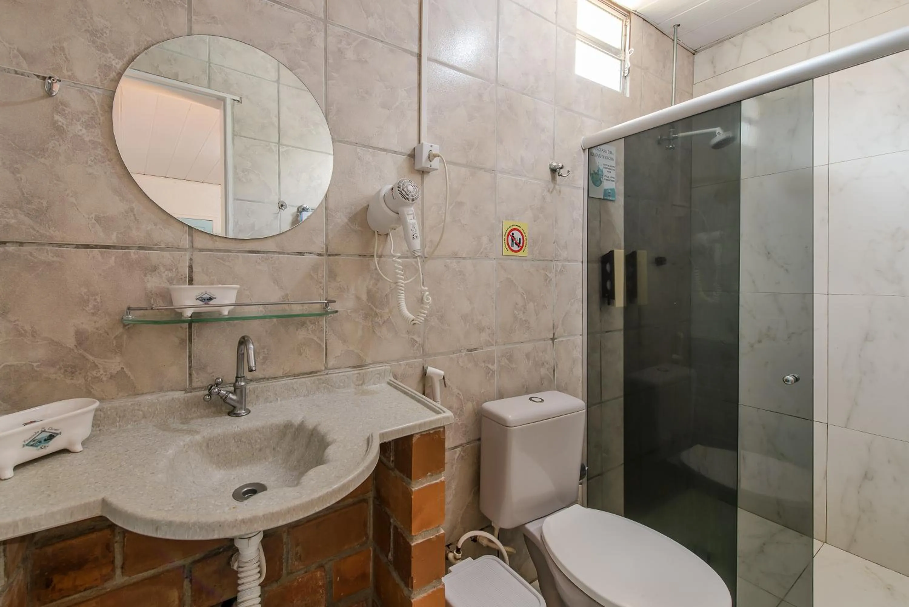 Bathroom in Pousada da Carmô