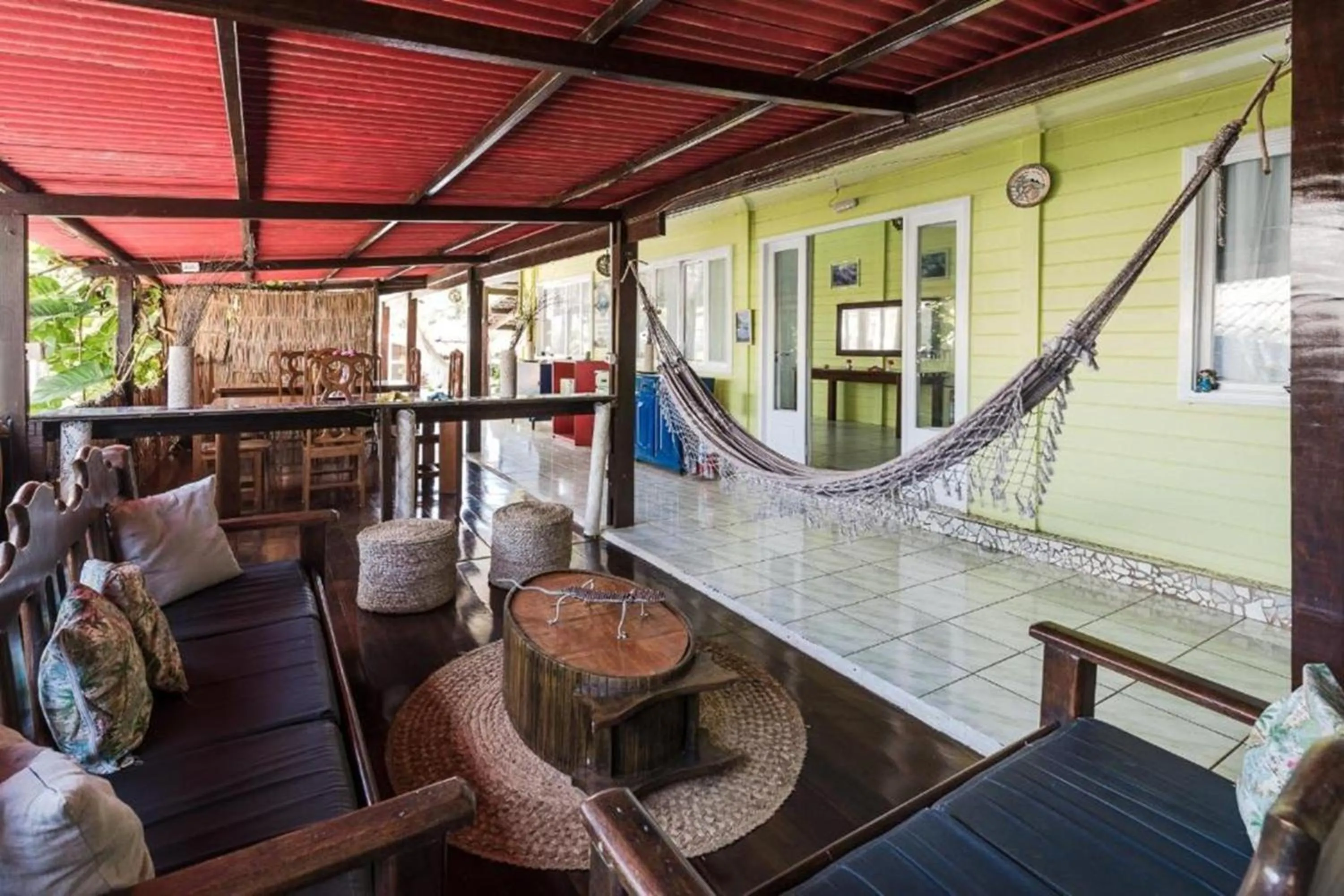 Seating area in Pousada da Carmô