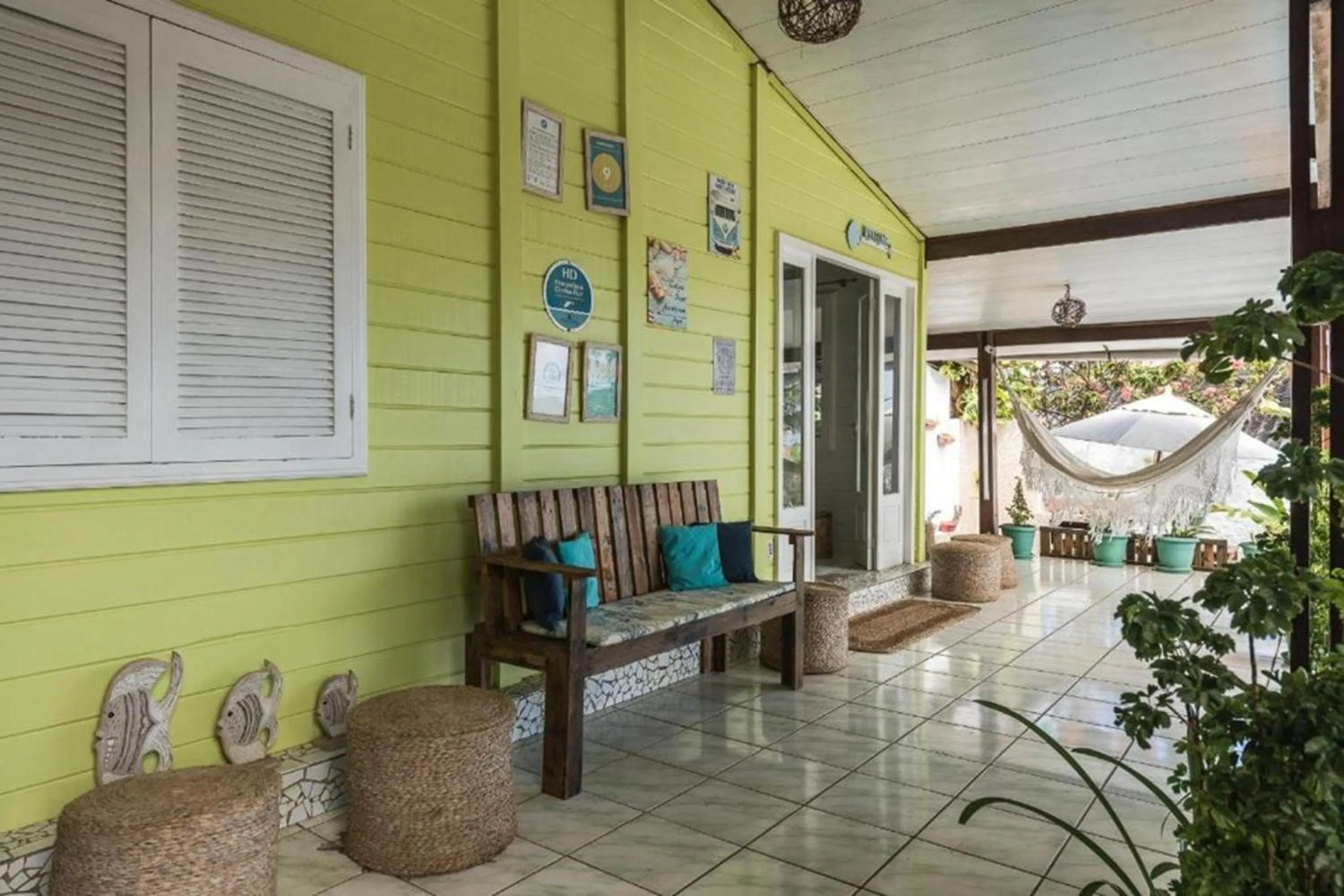 Seating area in Pousada da Carmô