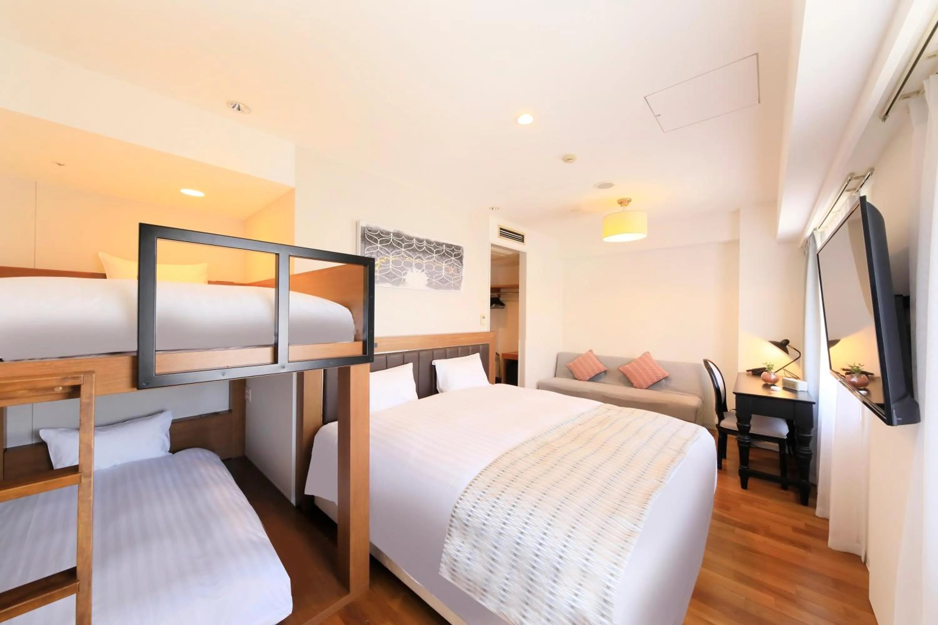 Photo of the whole room, Bed in QuintessaHotel KagoshimaTenmonkan Relax&Sleep