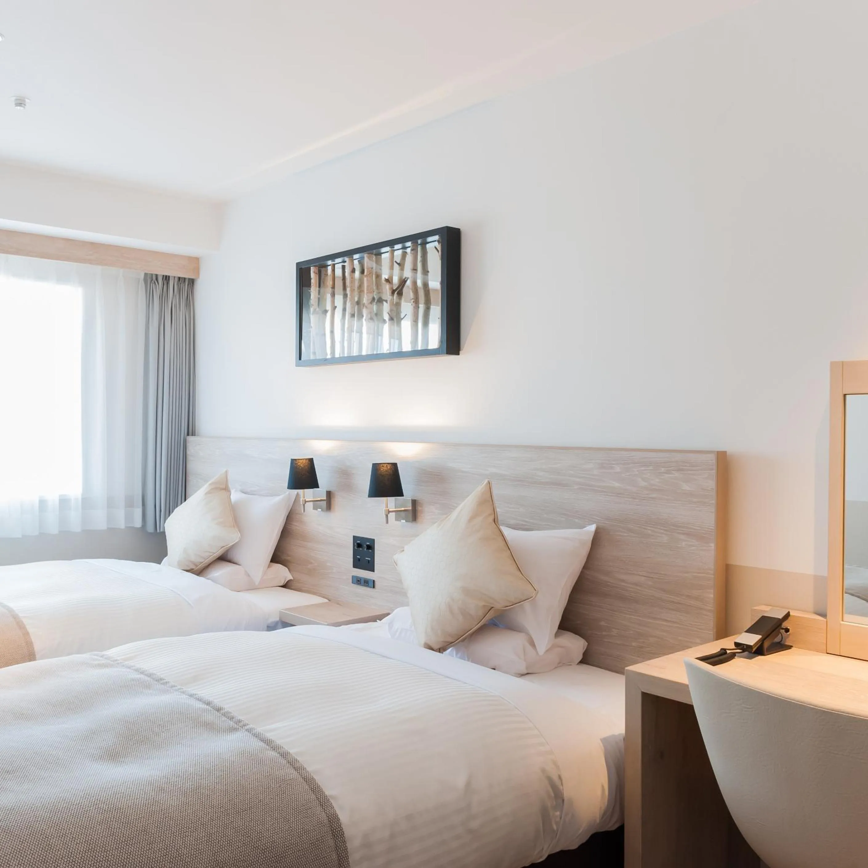 Photo of the whole room, Bed in Art Hotel Asahikawa