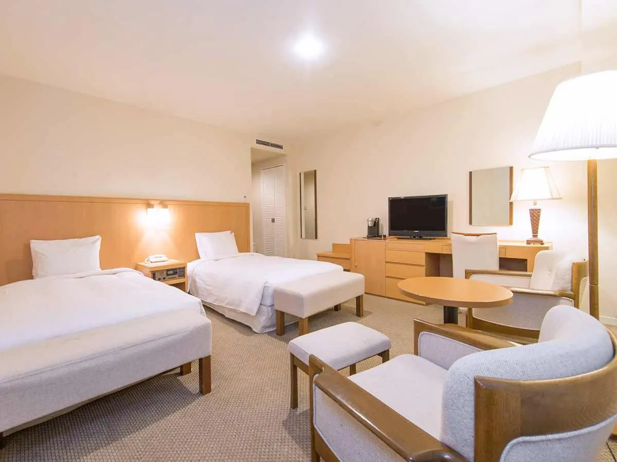 Photo of the whole room, Bed in Art Hotel Asahikawa